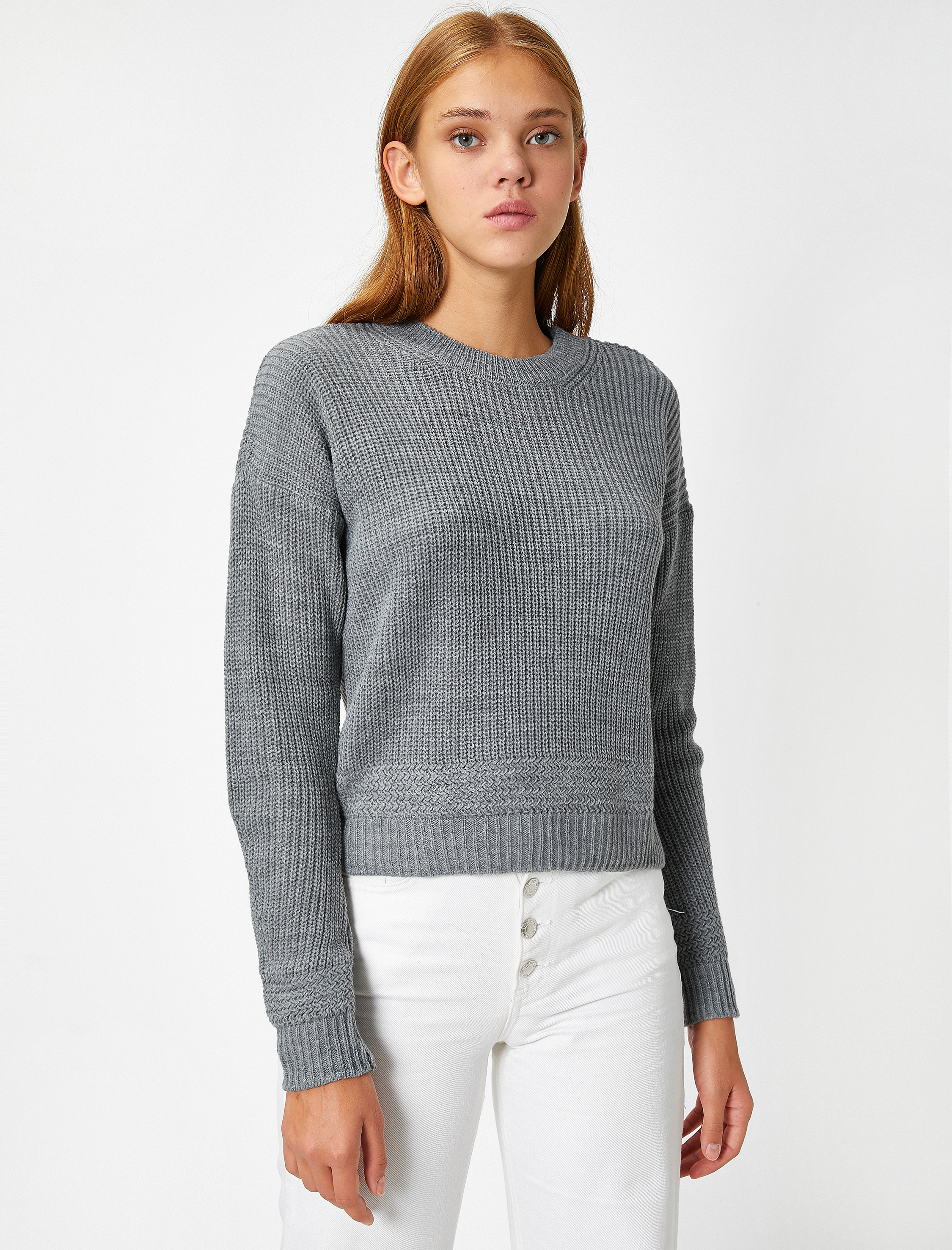   Uzun Kollu Triko Kazak