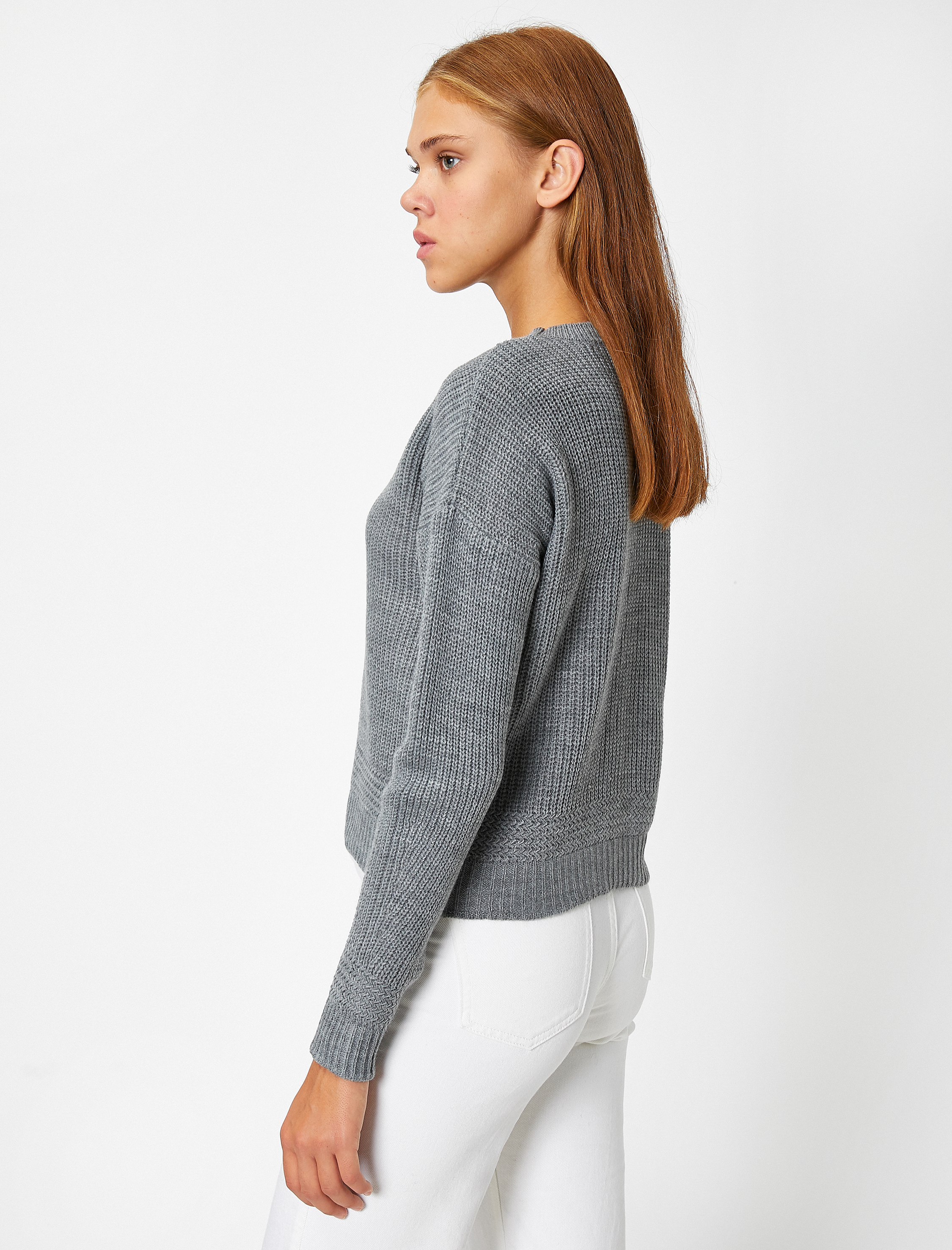   Uzun Kollu Triko Kazak