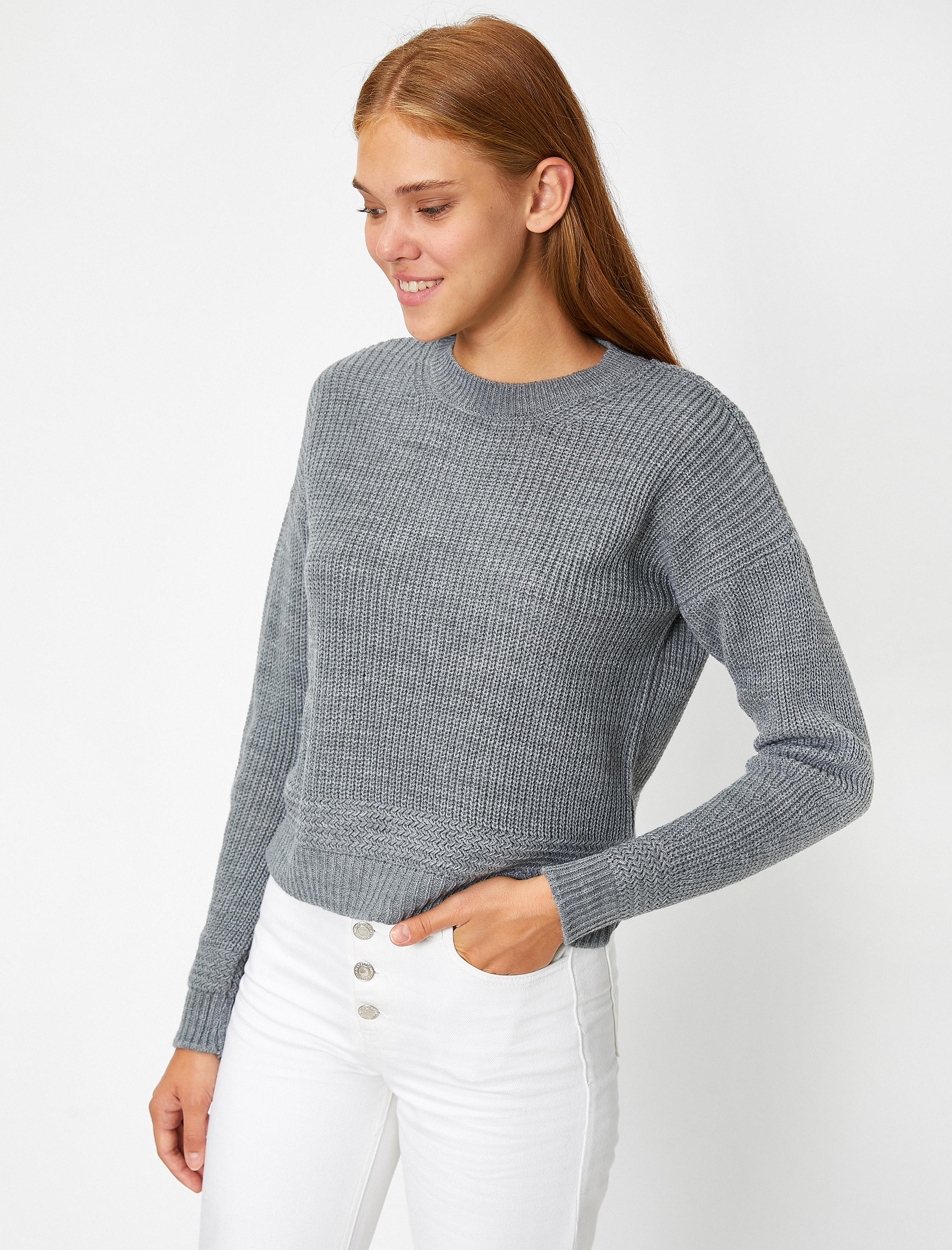   Uzun Kollu Triko Kazak