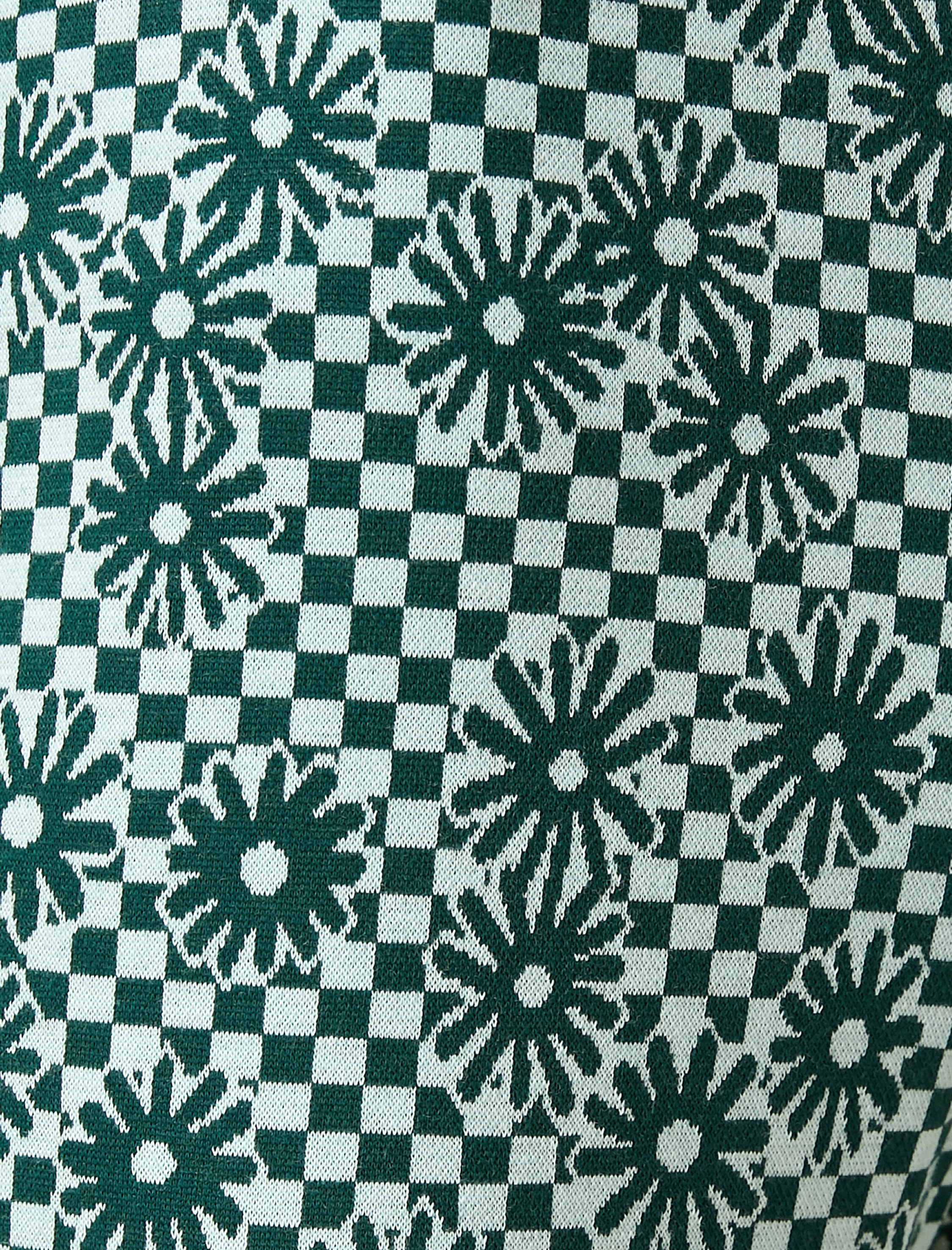   Desenli İspanyol Paça Pantolon