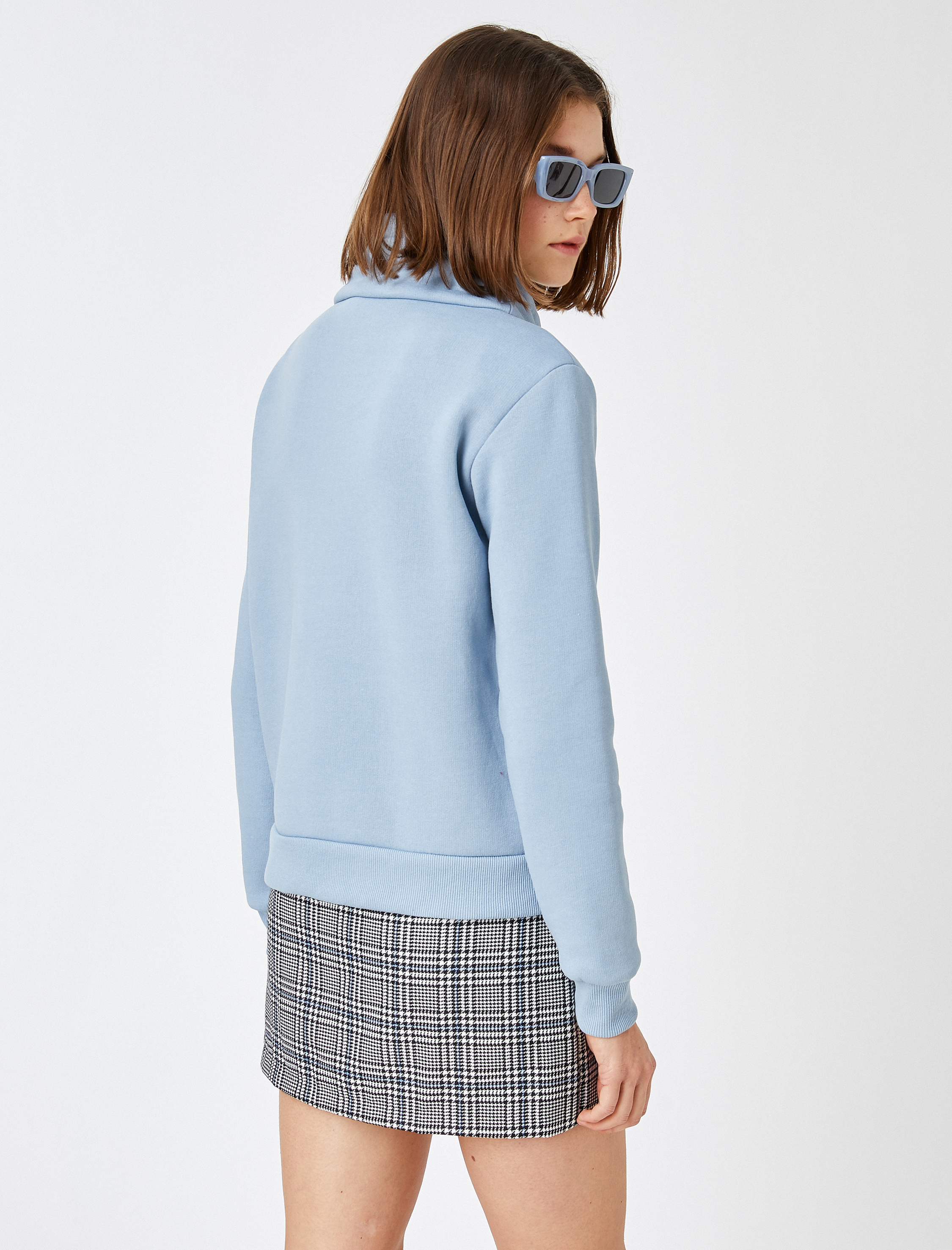   Kapüşonlu Baskılı Sweatshirt