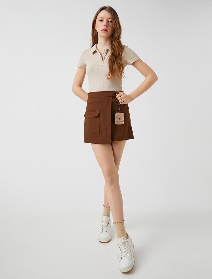  Polo Yaka Tişört Kısa Kollu