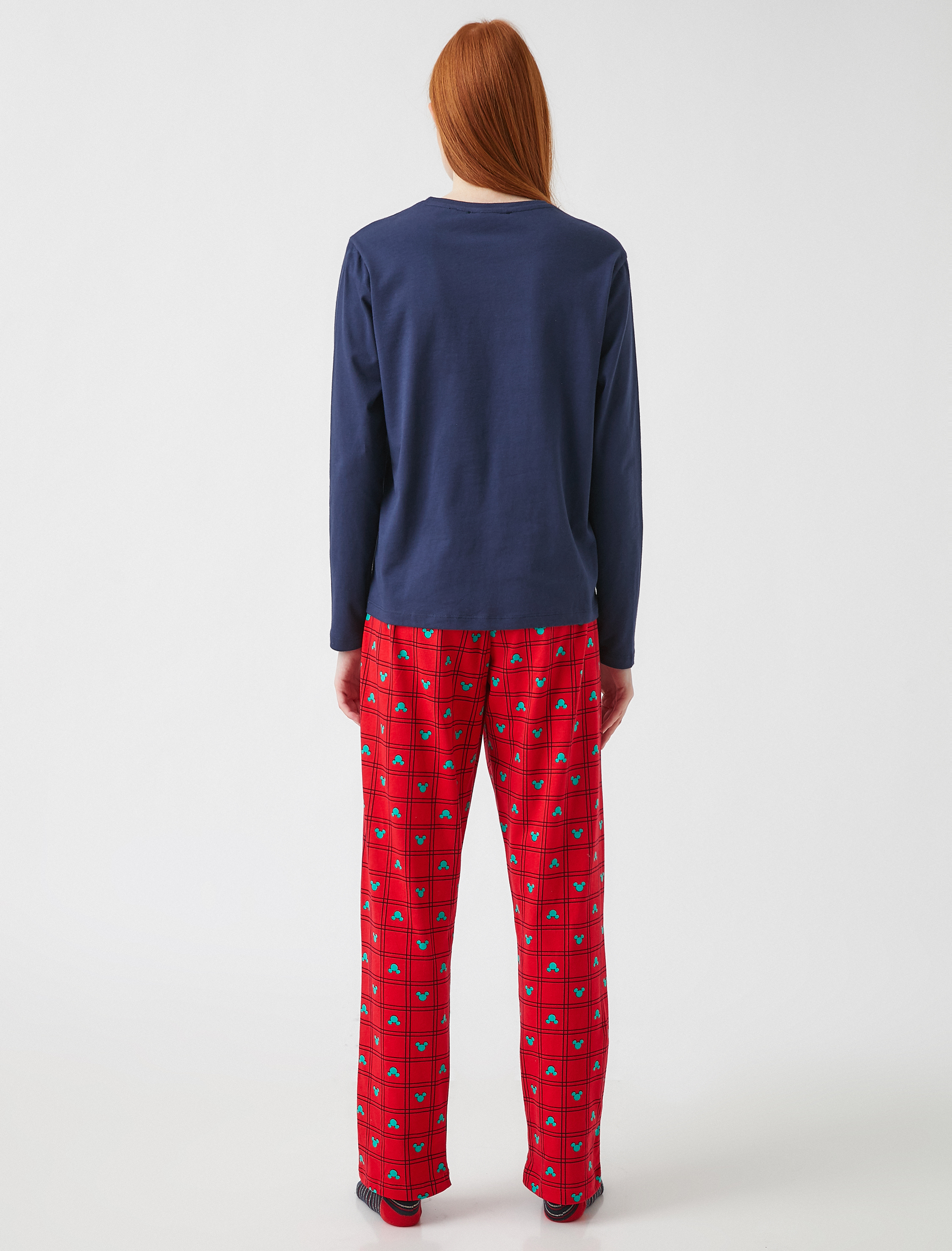   Mickey Mouse Lisanslı Pamuklu Pijama Takımı