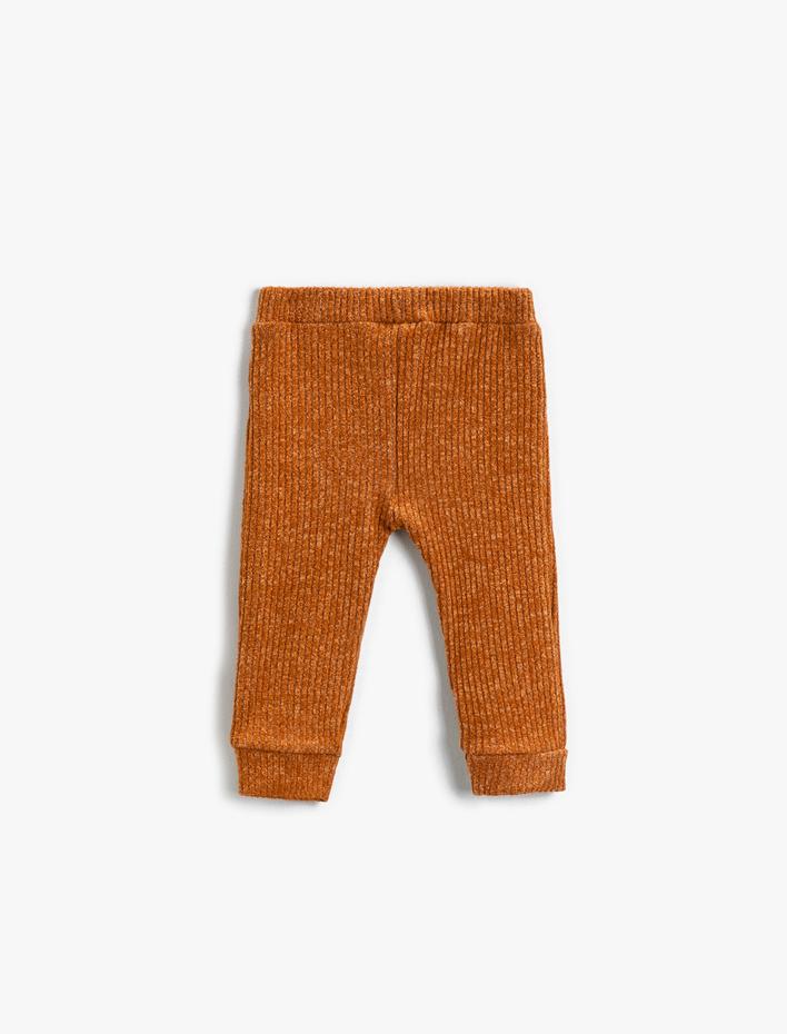 Kız Bebek Kadife Tayt Cepli