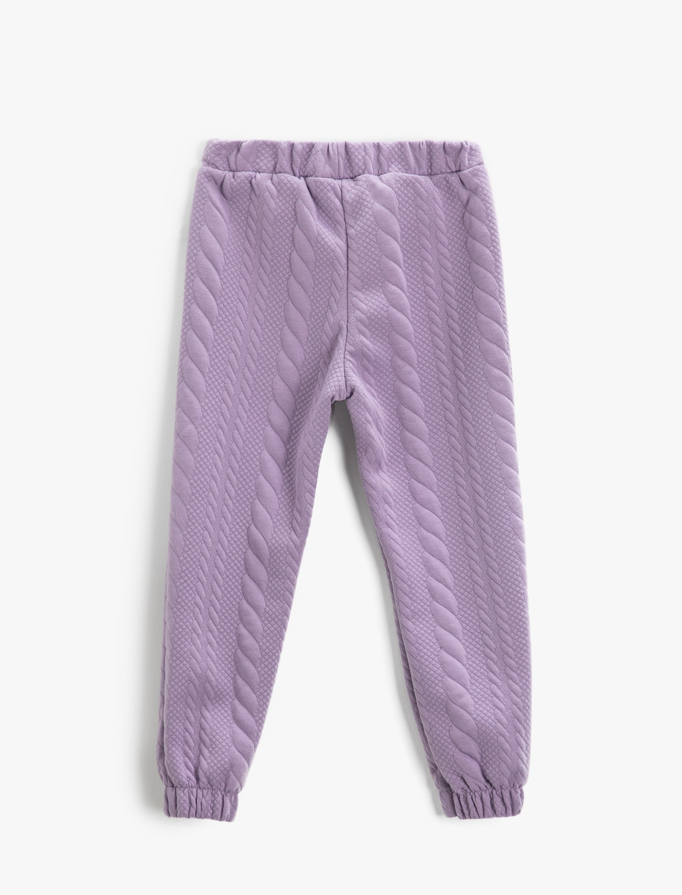  Kız Çocuk Basic Eşofman Altı Jogger Dokulu