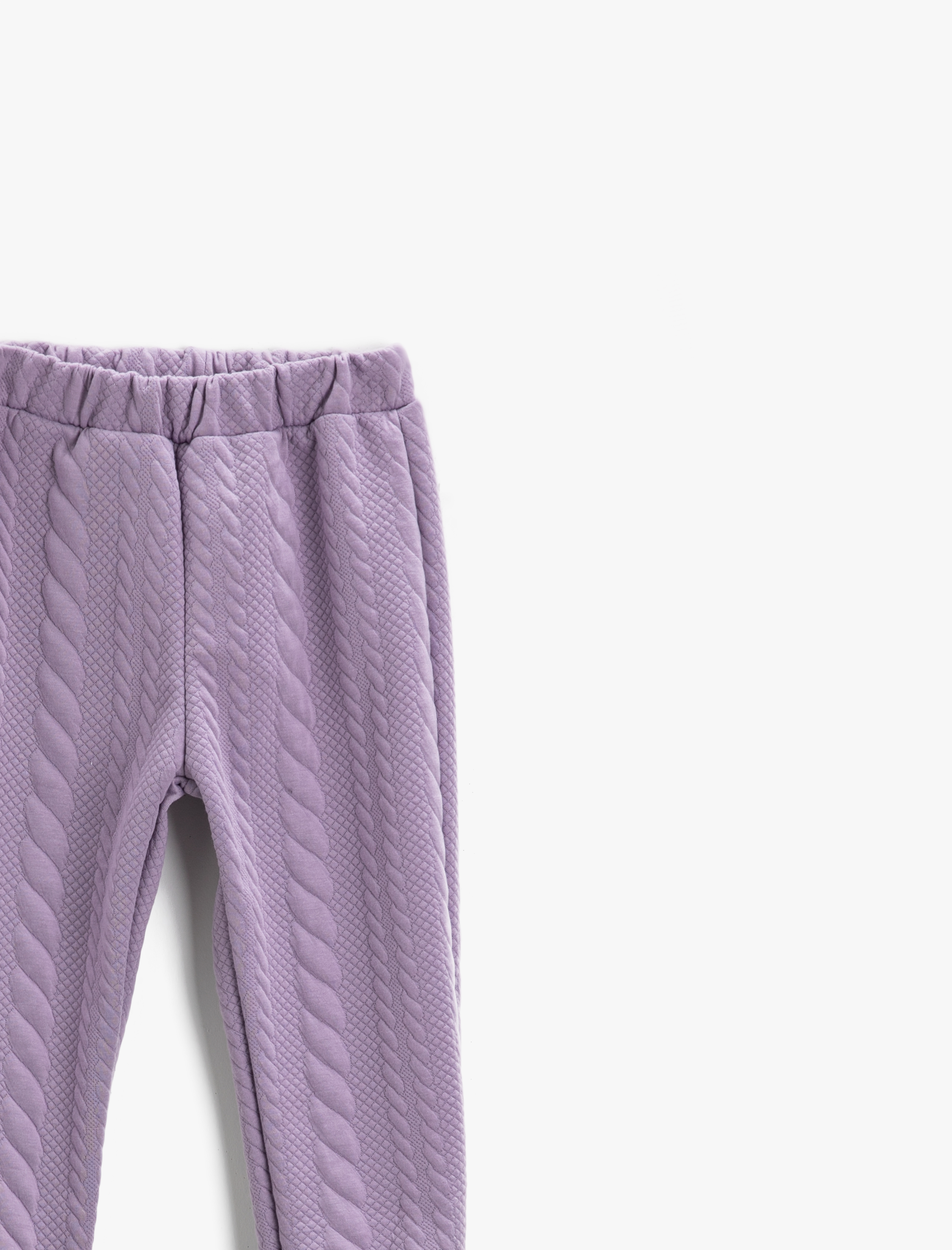  Kız Çocuk Basic Eşofman Altı Jogger Dokulu