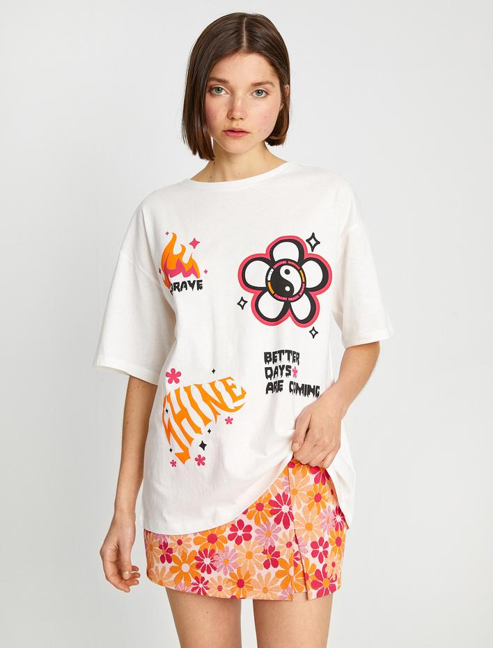  Oversize Kısa Kollu Tişört