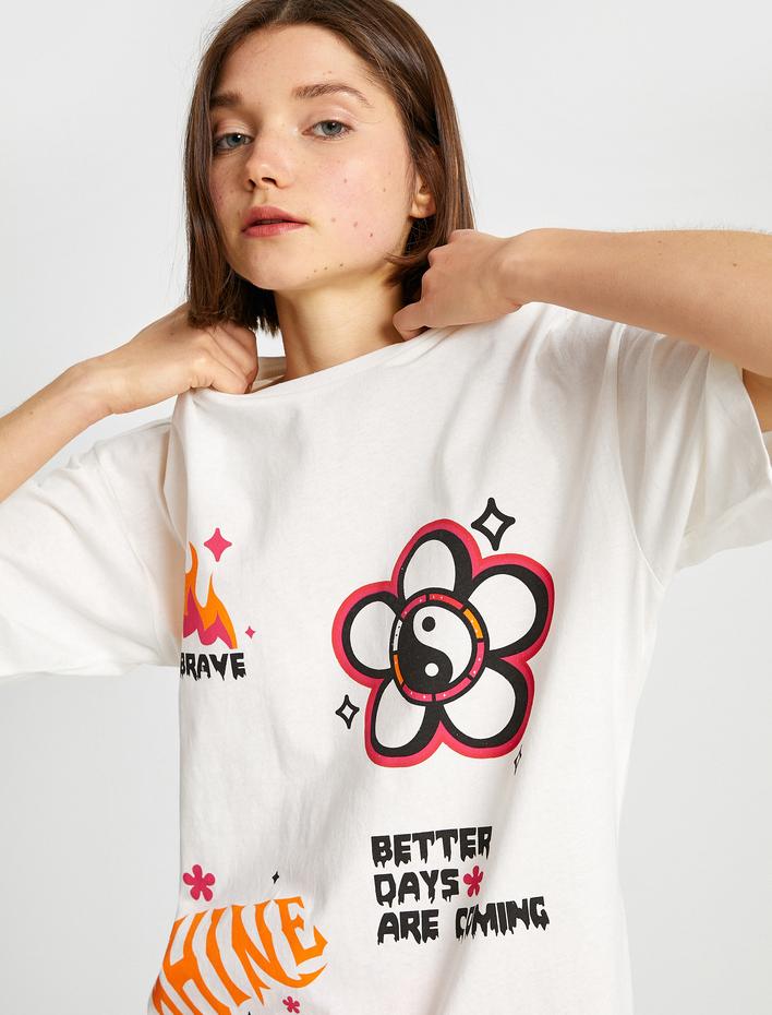  Oversize Kısa Kollu Tişört