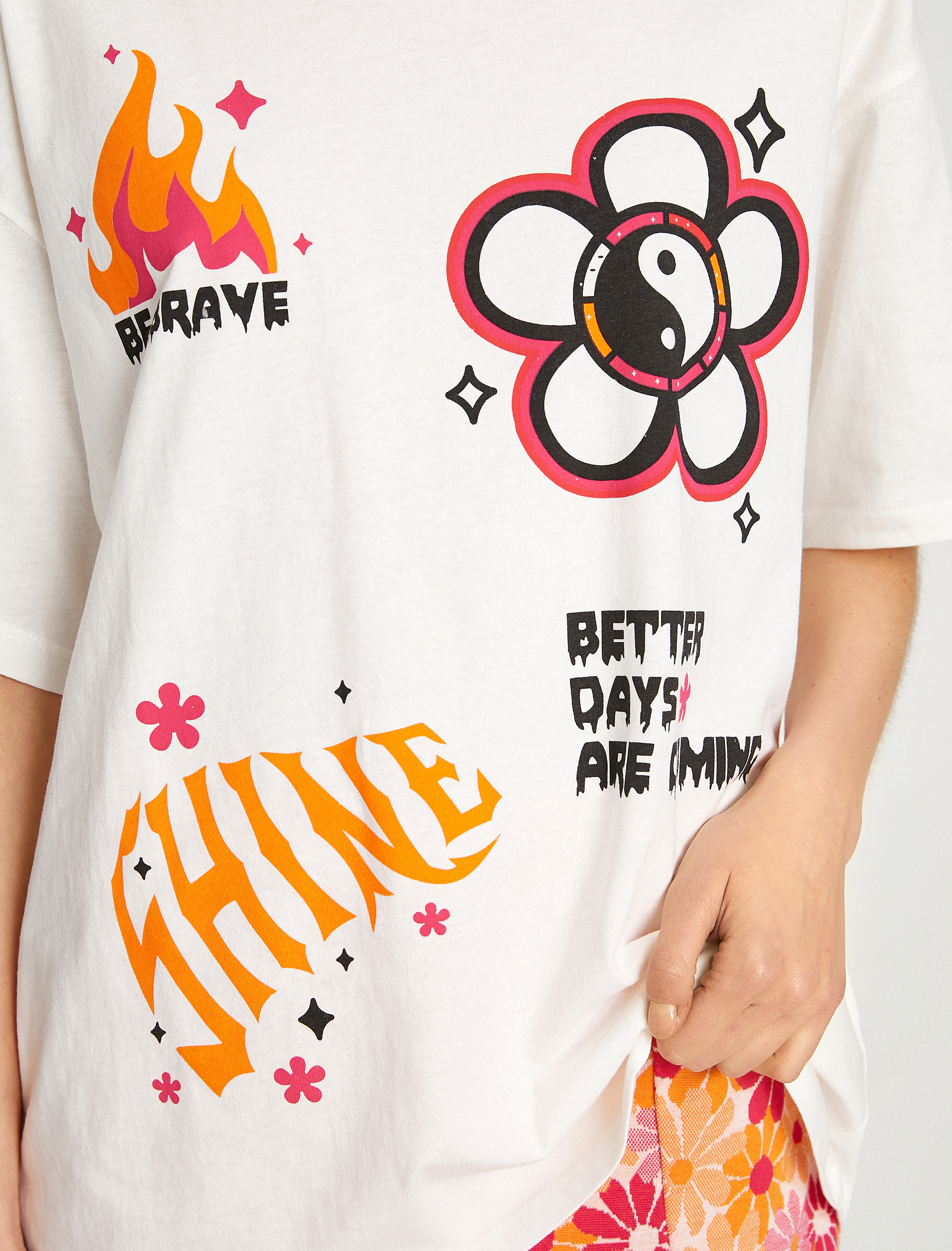   Oversize Kısa Kollu Tişört