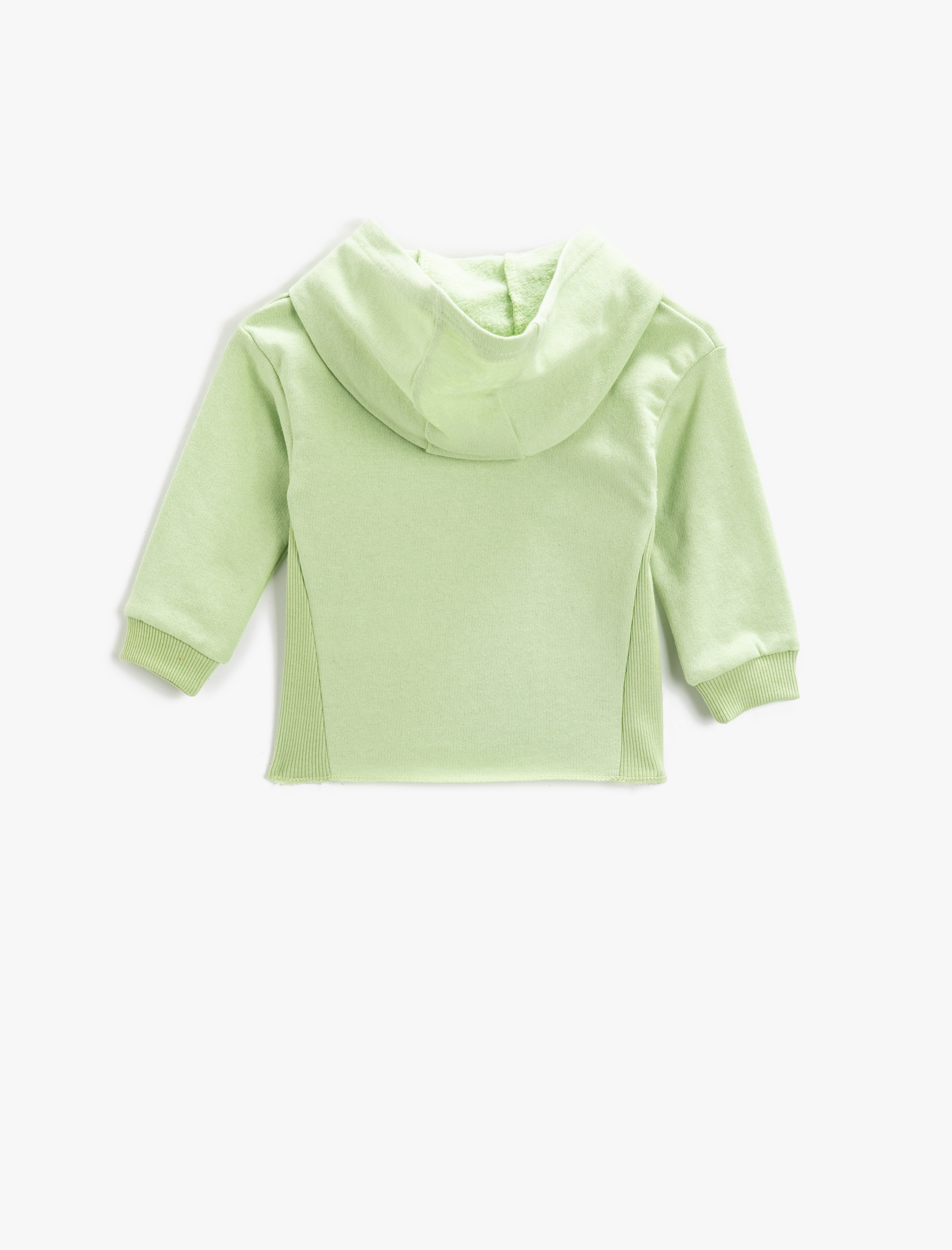  Kız Bebek Kapüşonlu Sweatshirt Pamuklu