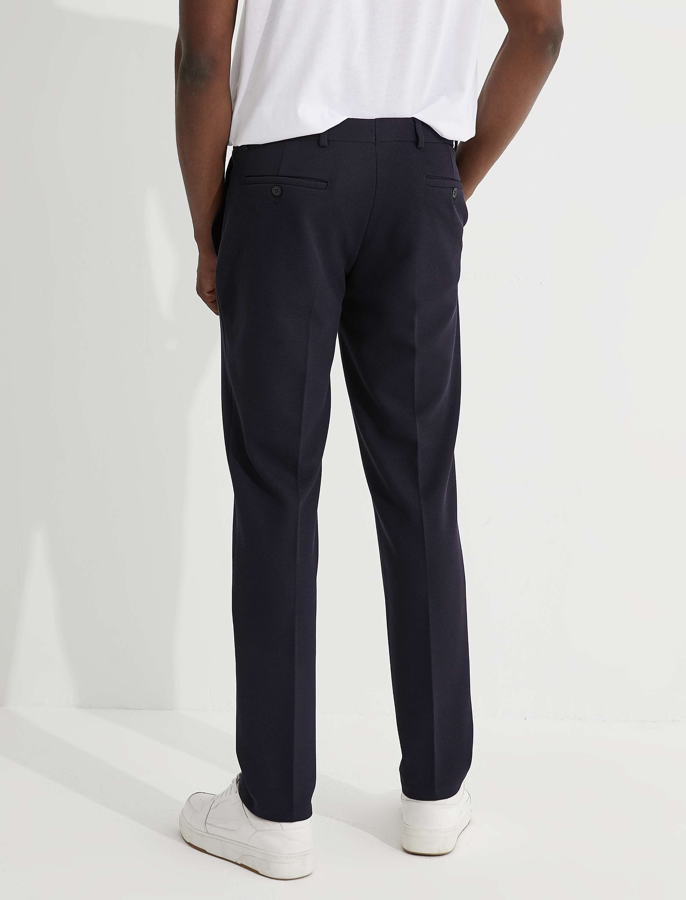   Basic Chino Pantolon Düğmeli