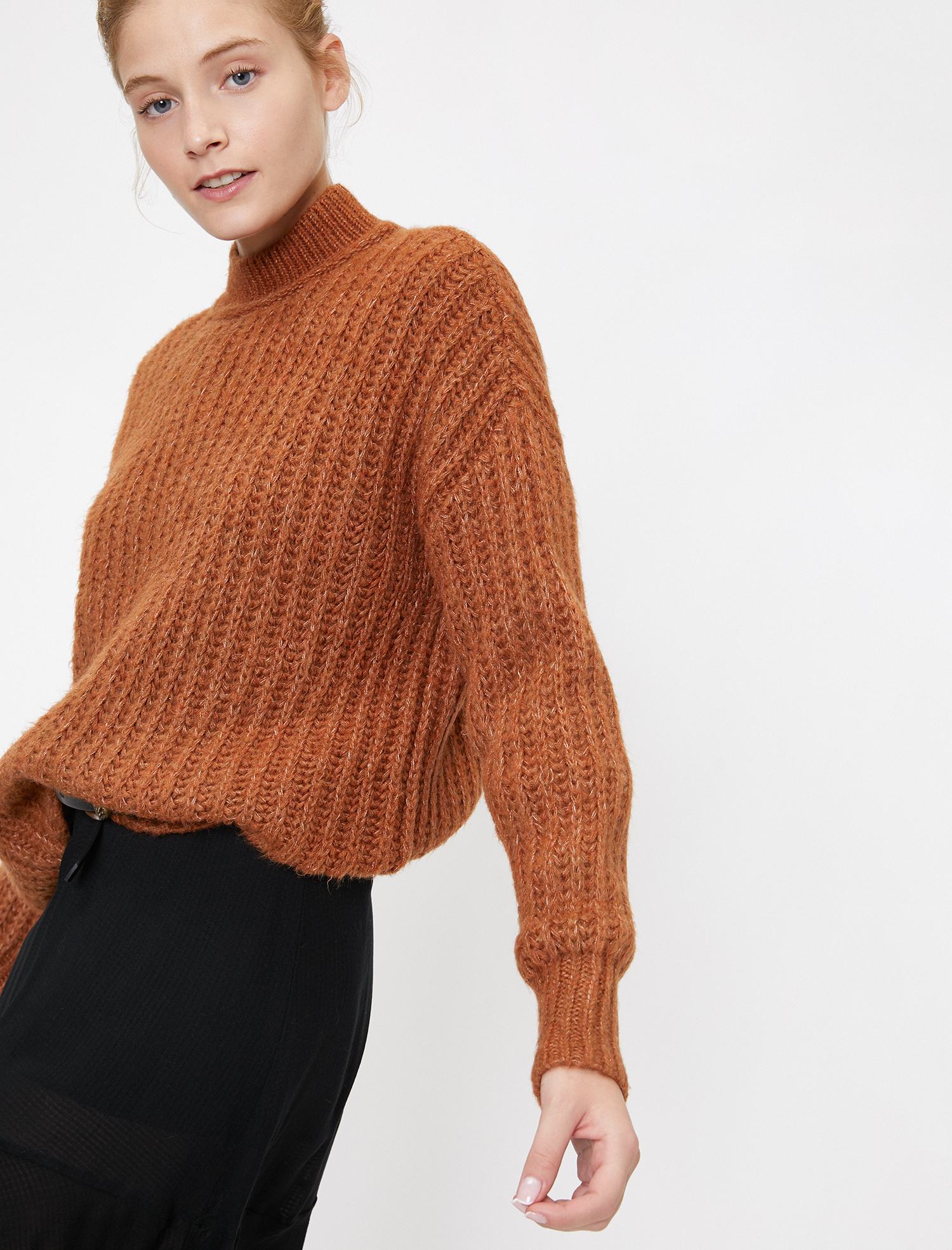   Örgülü Triko Kazak