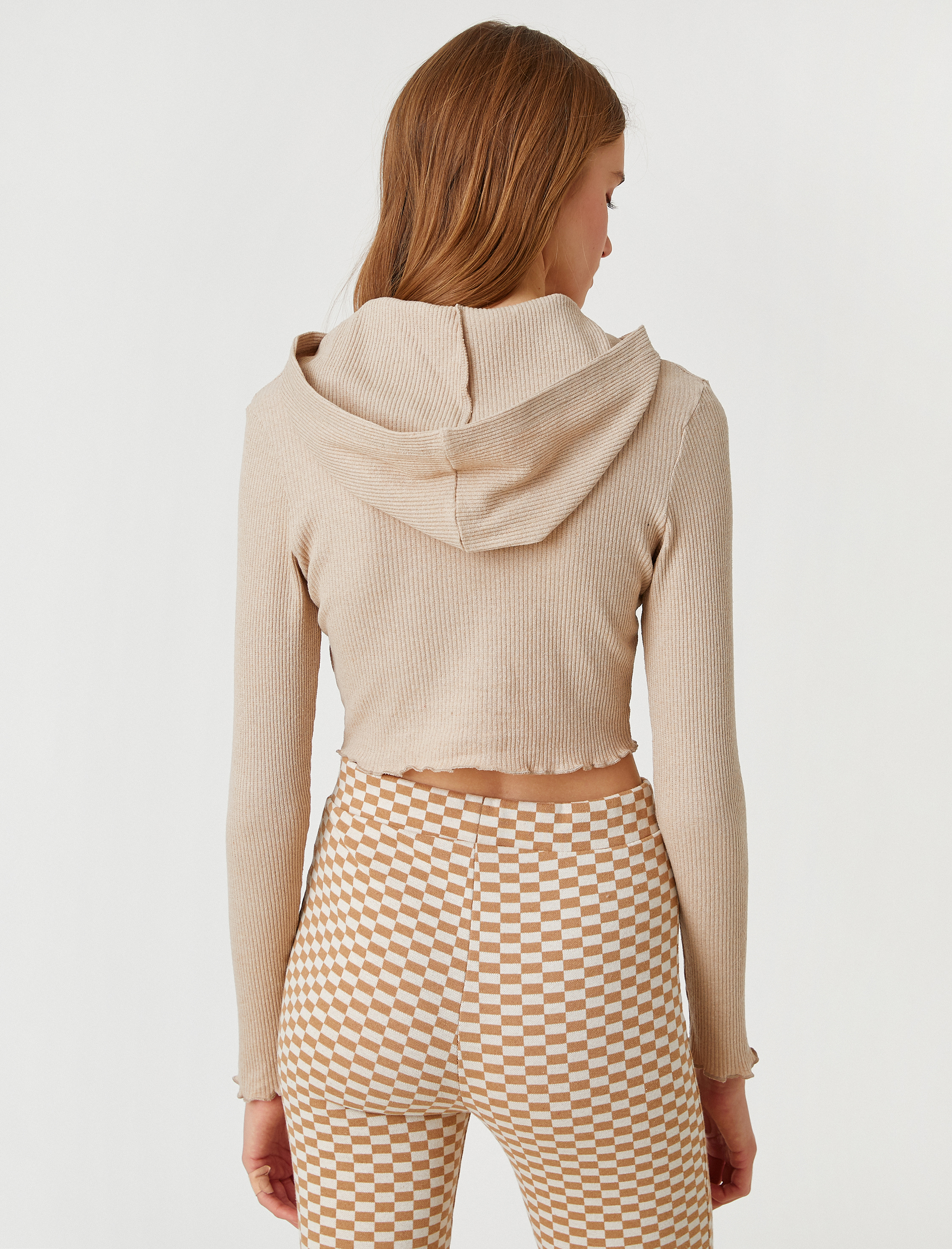   Fermuarlı Fitilli Hırka