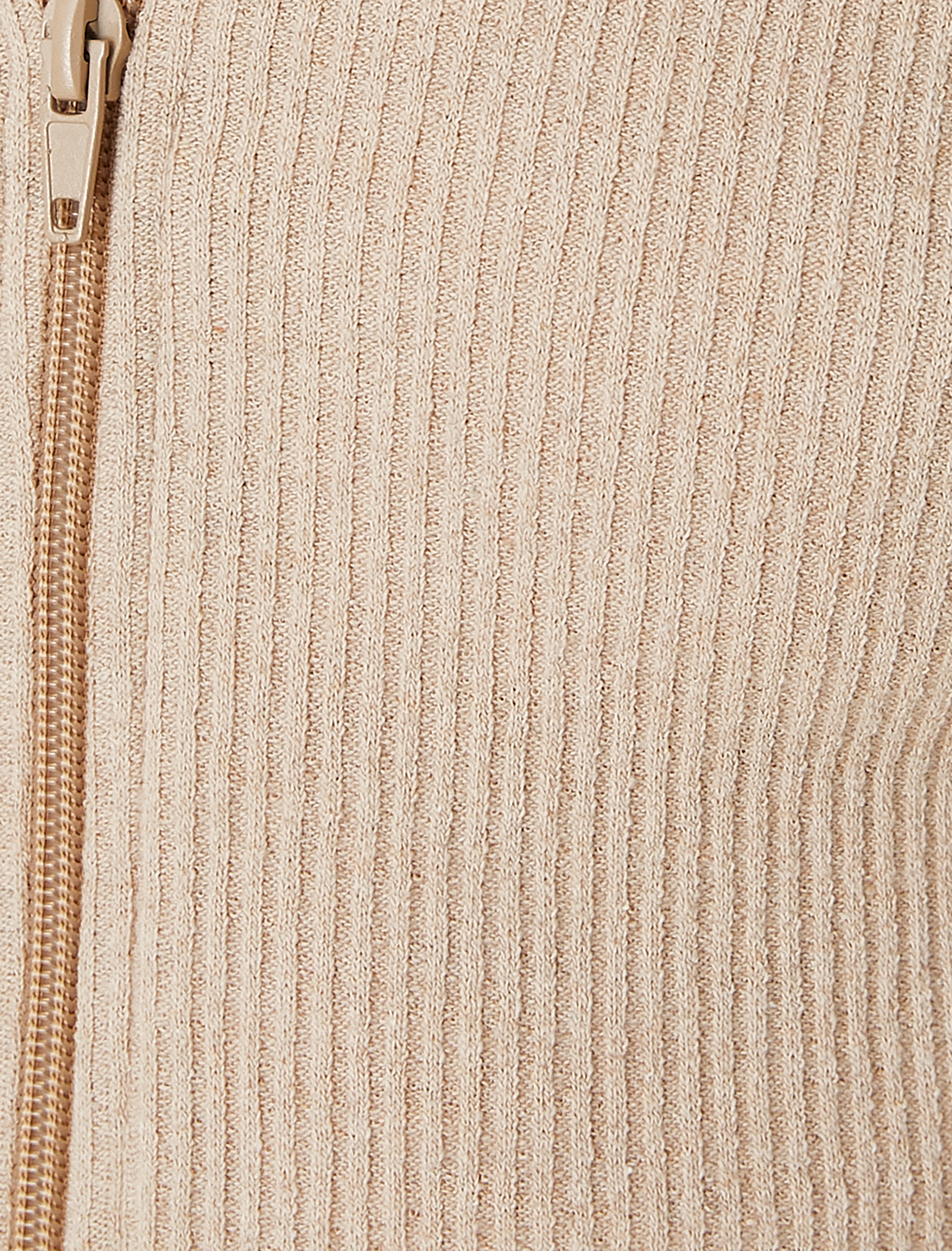   Fermuarlı Fitilli Hırka