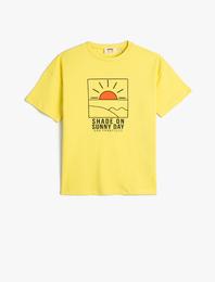 San Francisco Tişört Kısa Kollu Bisiklet Yaka Pamuklu