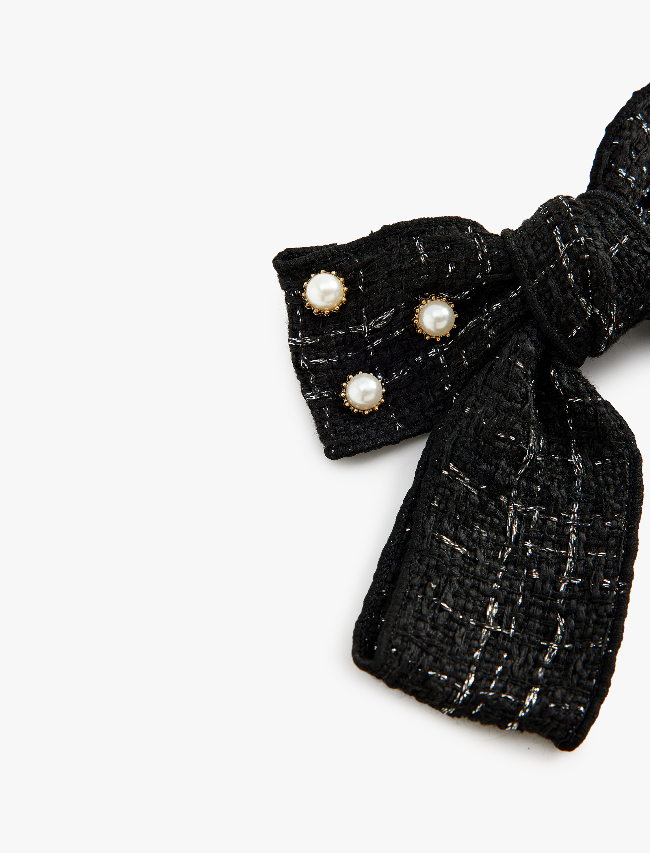  Kadın İnci Detaylı Fiyonk Toka