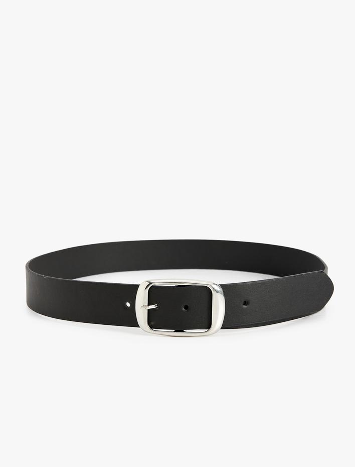 Kadın Kemer Suni Deri Metal Toka Detaylı