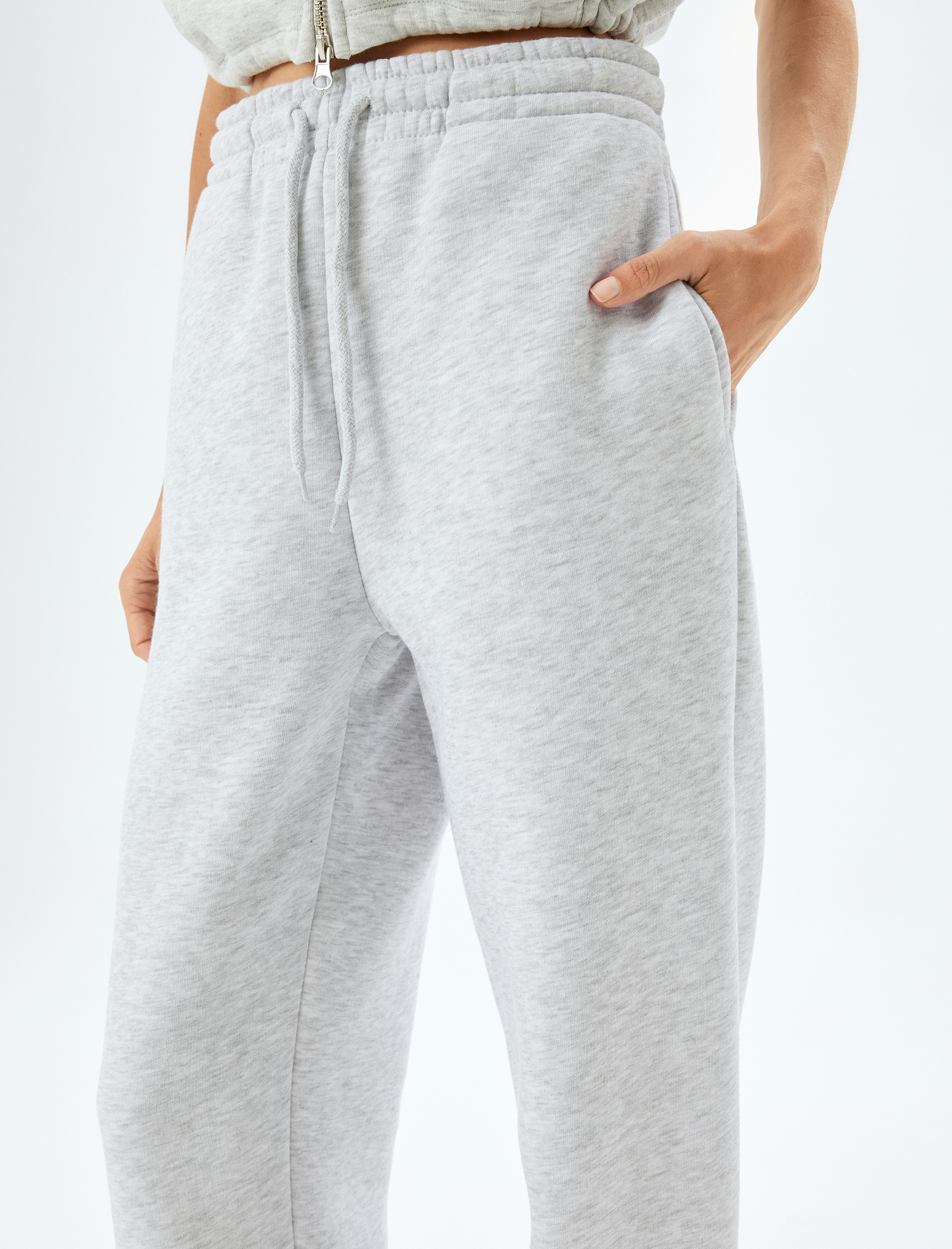   Şardonlu Cepli Jogger Eşofman Altı