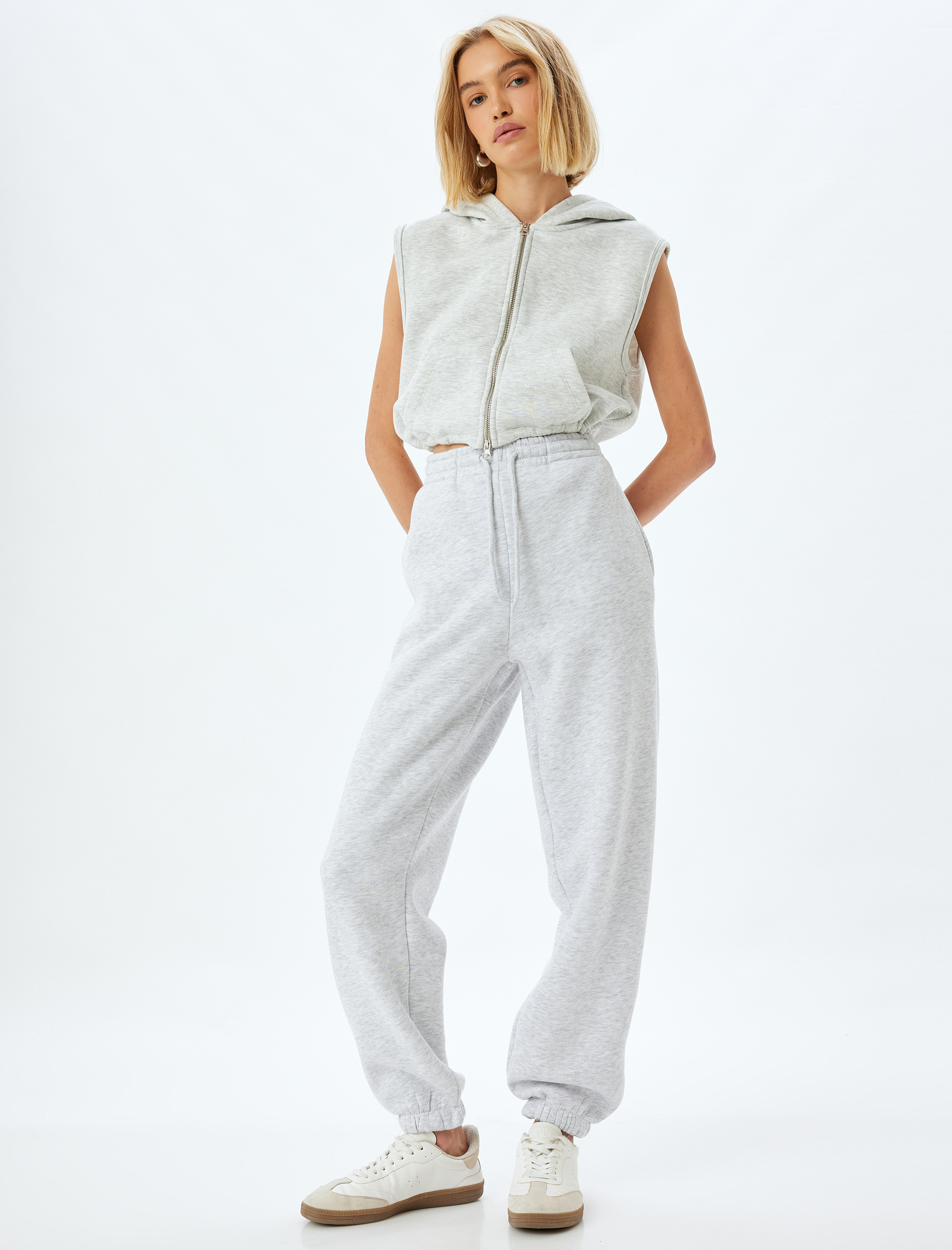   Şardonlu Cepli Jogger Eşofman Altı