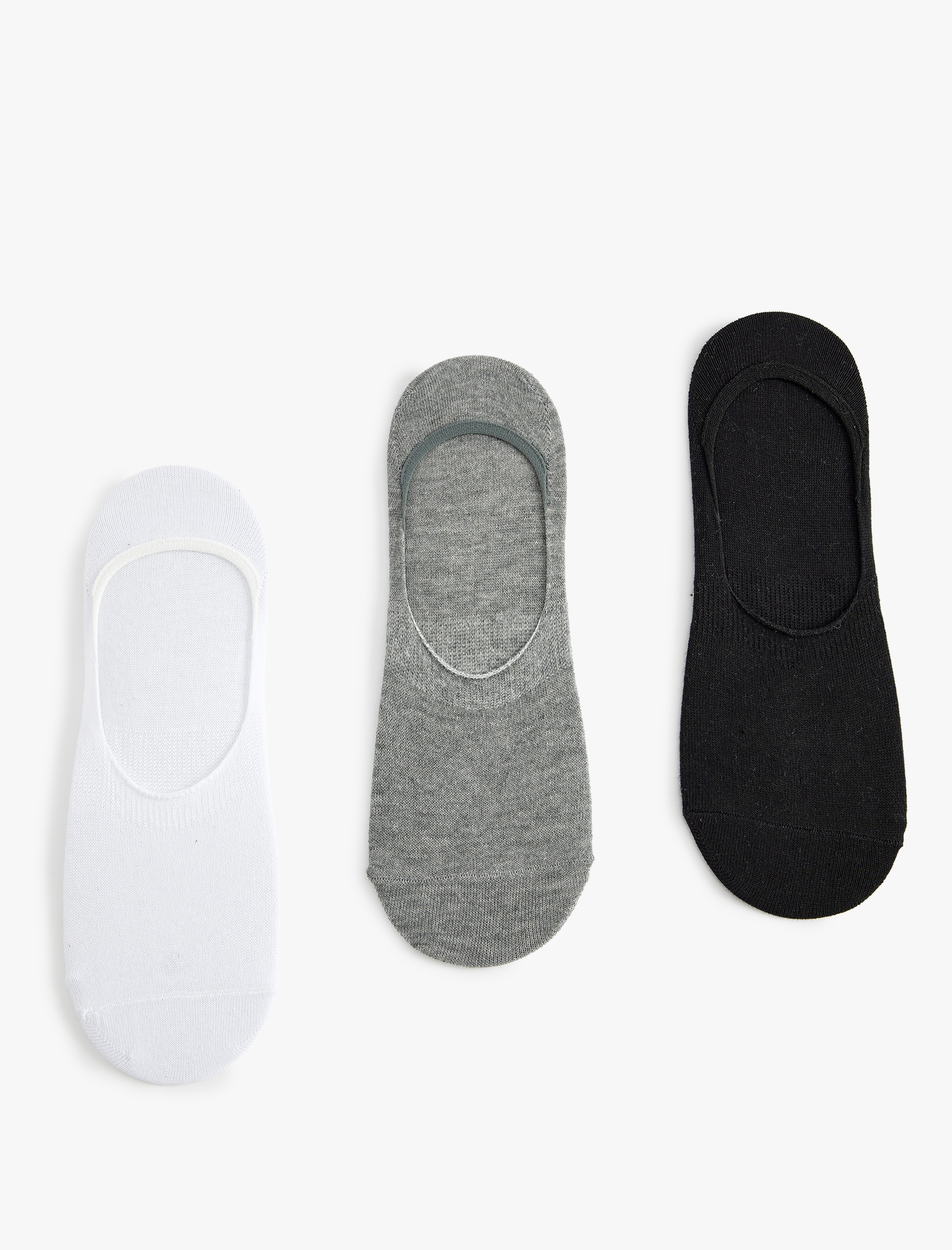  Erkek Babet Çorap Seti 3'lü Basic Pamuk Karışımlı