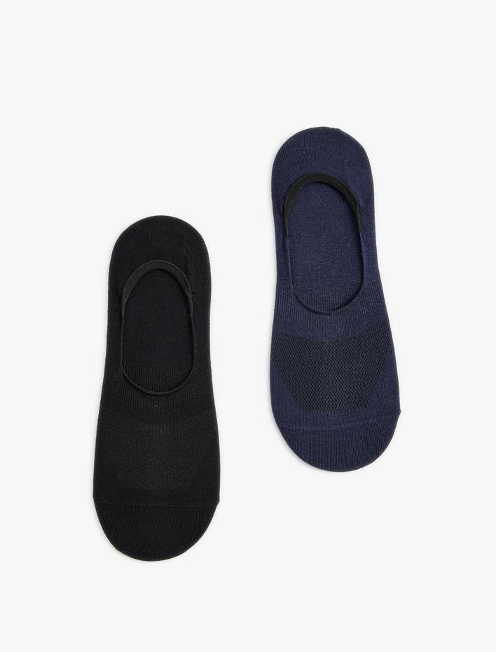 Erkek Kaydırmaz Çorap Seti 2'li Babet Pamuk Karışımlı