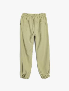 Jogger Pantolon Cep Detaylı Viskon Kumaş_1