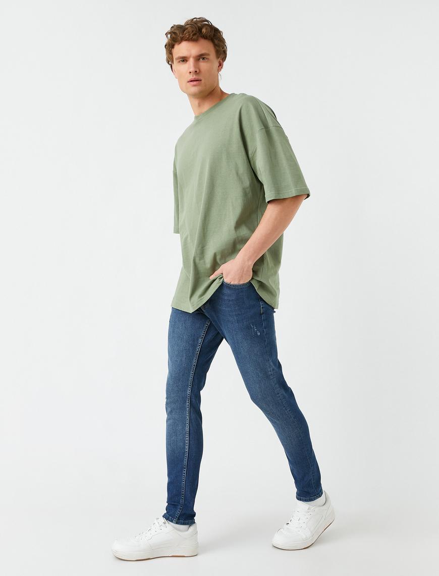   Super Skinny Fit Kot Pantolon - Justin Jean