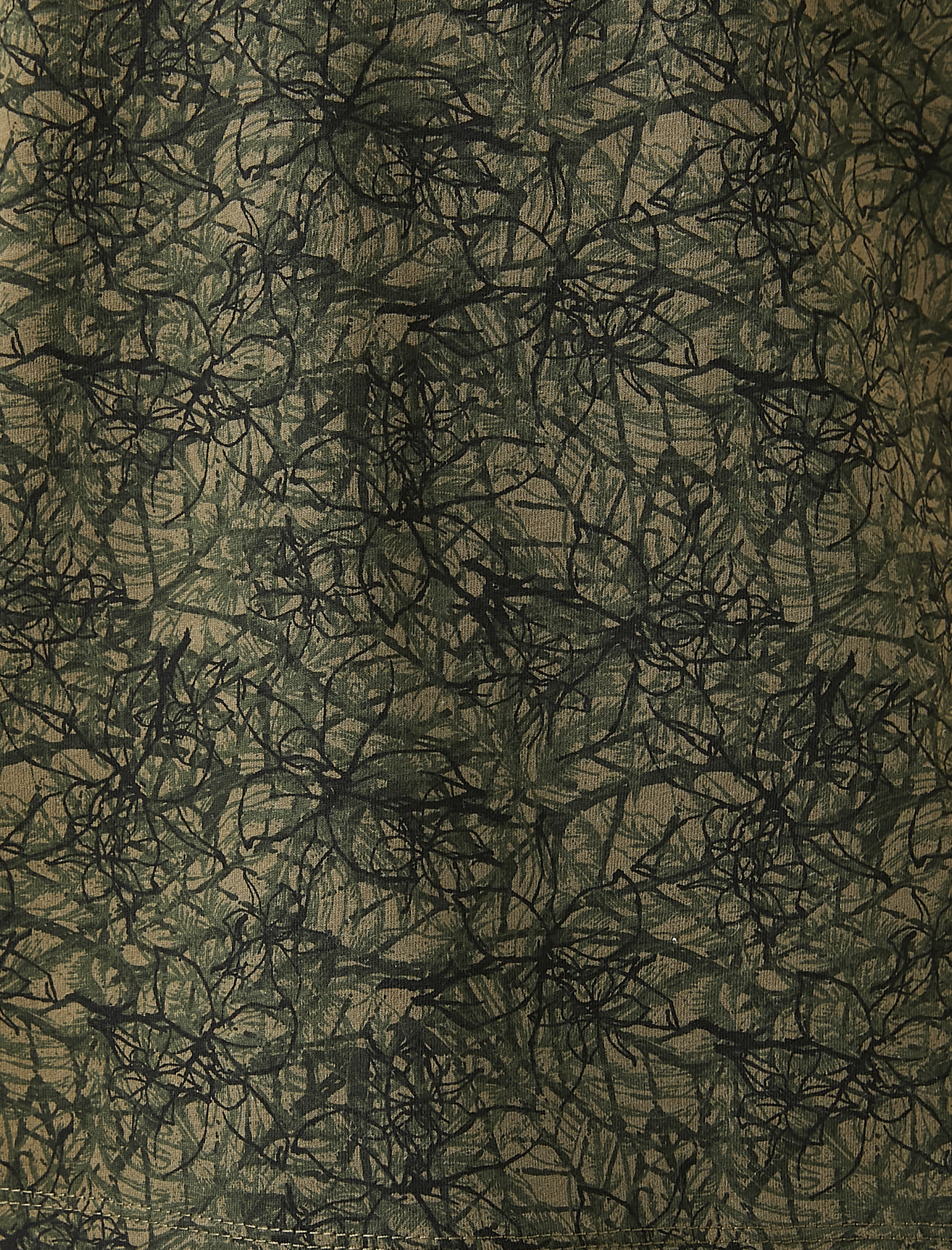   Slim Fit Desenli Tişört