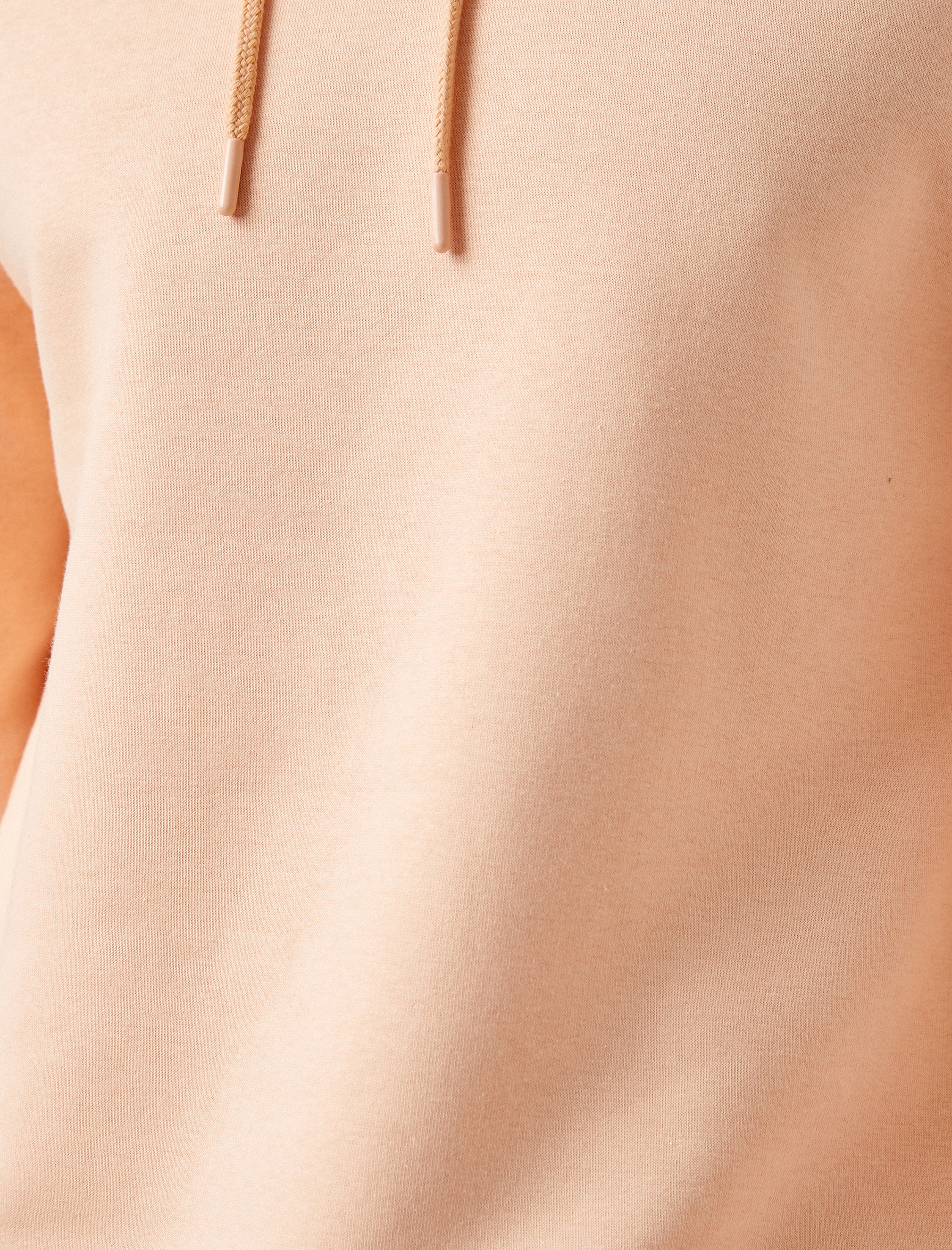   Basic Kapşonlu Sweatshirt Şardonlu