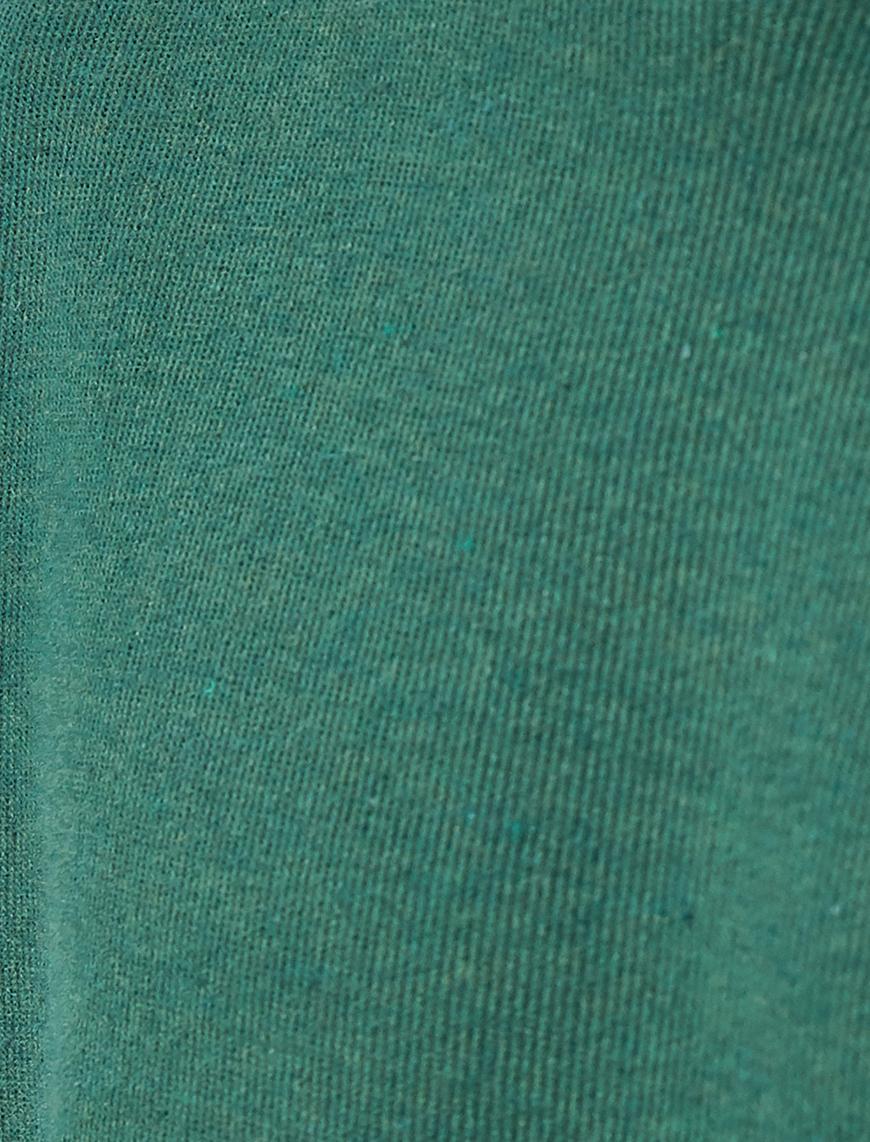   Fitilli Kapüşonlu Sweatshirt