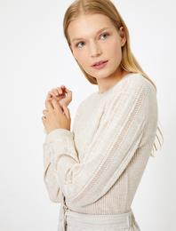 Örgülü Triko Kazak