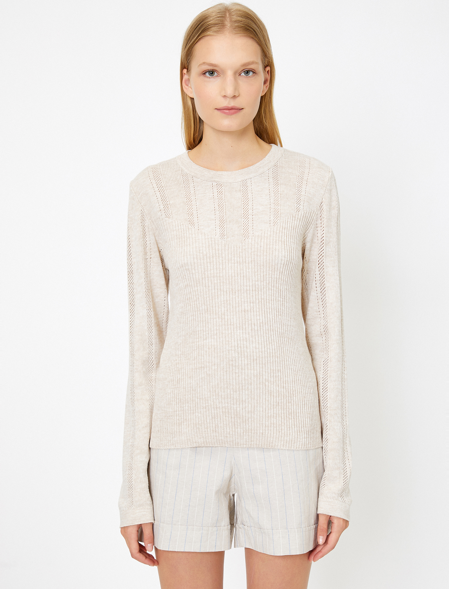   Örgülü Triko Kazak