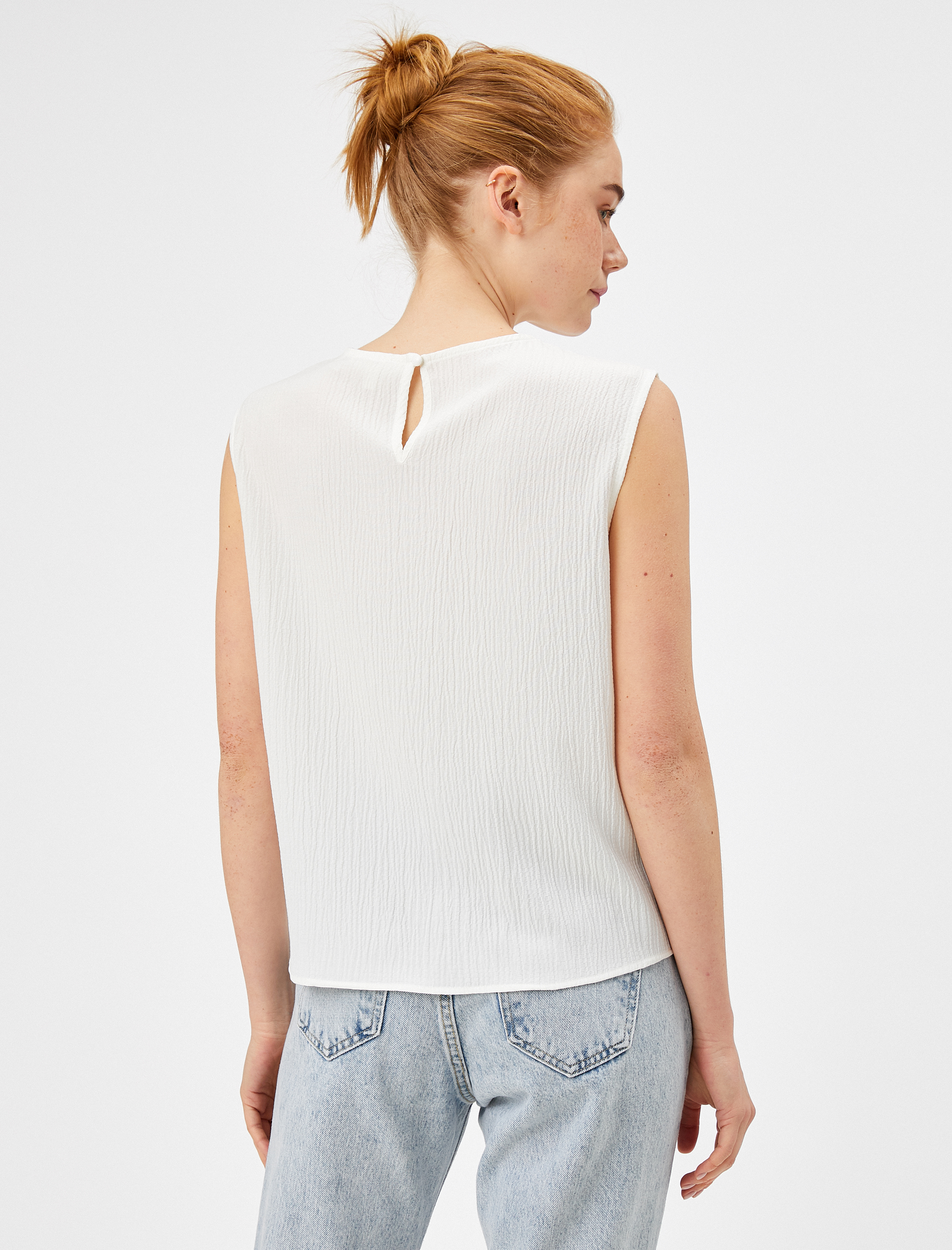   Kolsuz Bluz Belden Bağlamalı