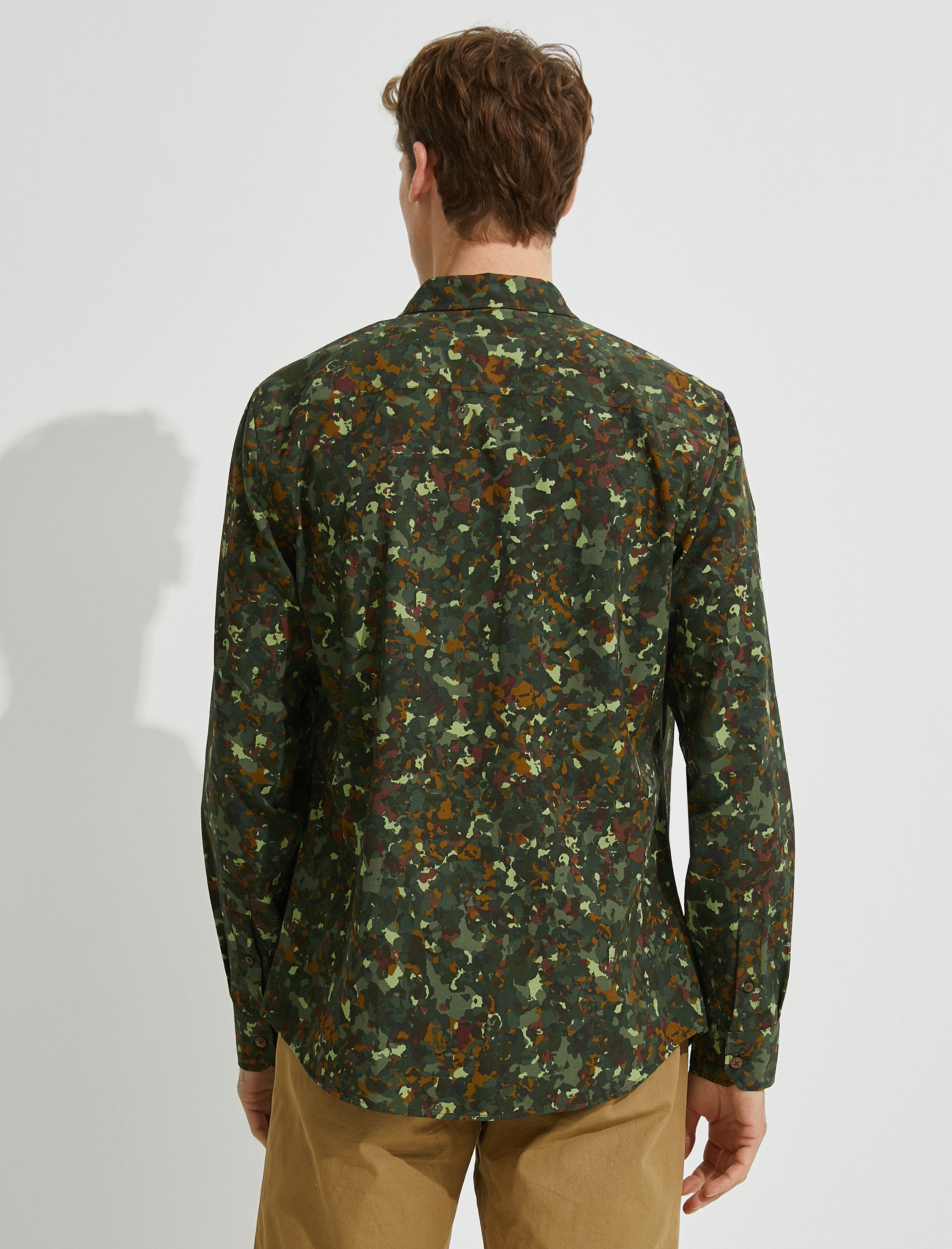   Desenli Gömlek Pamuklu