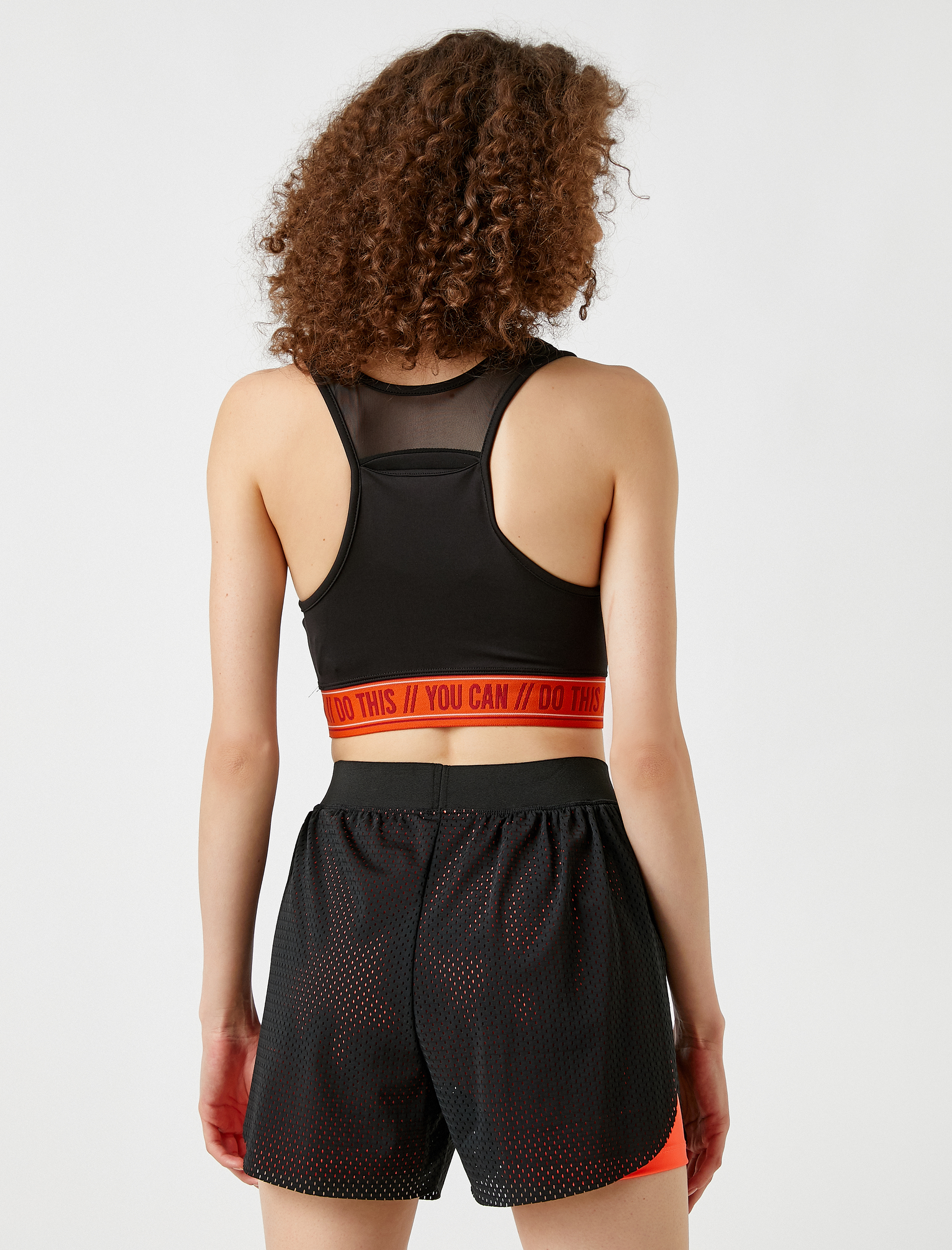   Sloganlı Sporcu Sütyeni