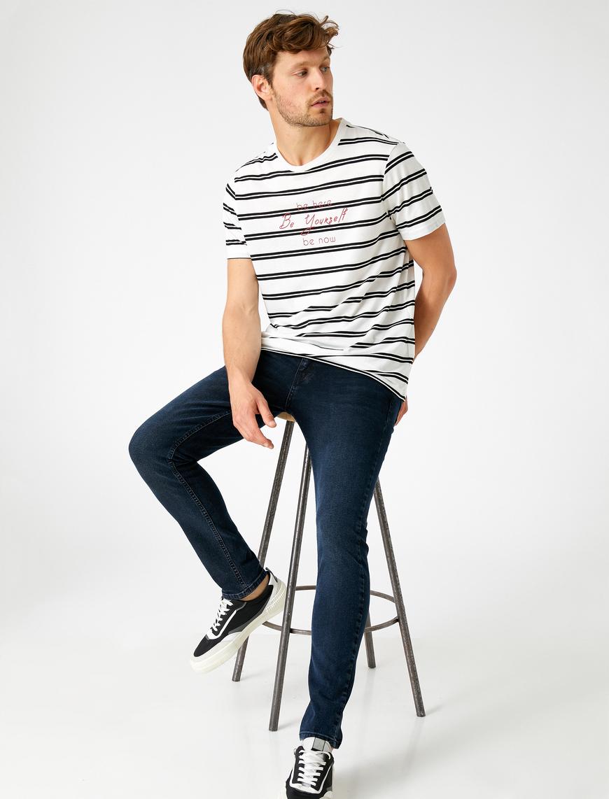   Skinny Fit Kot Pantolon - Michael Jean