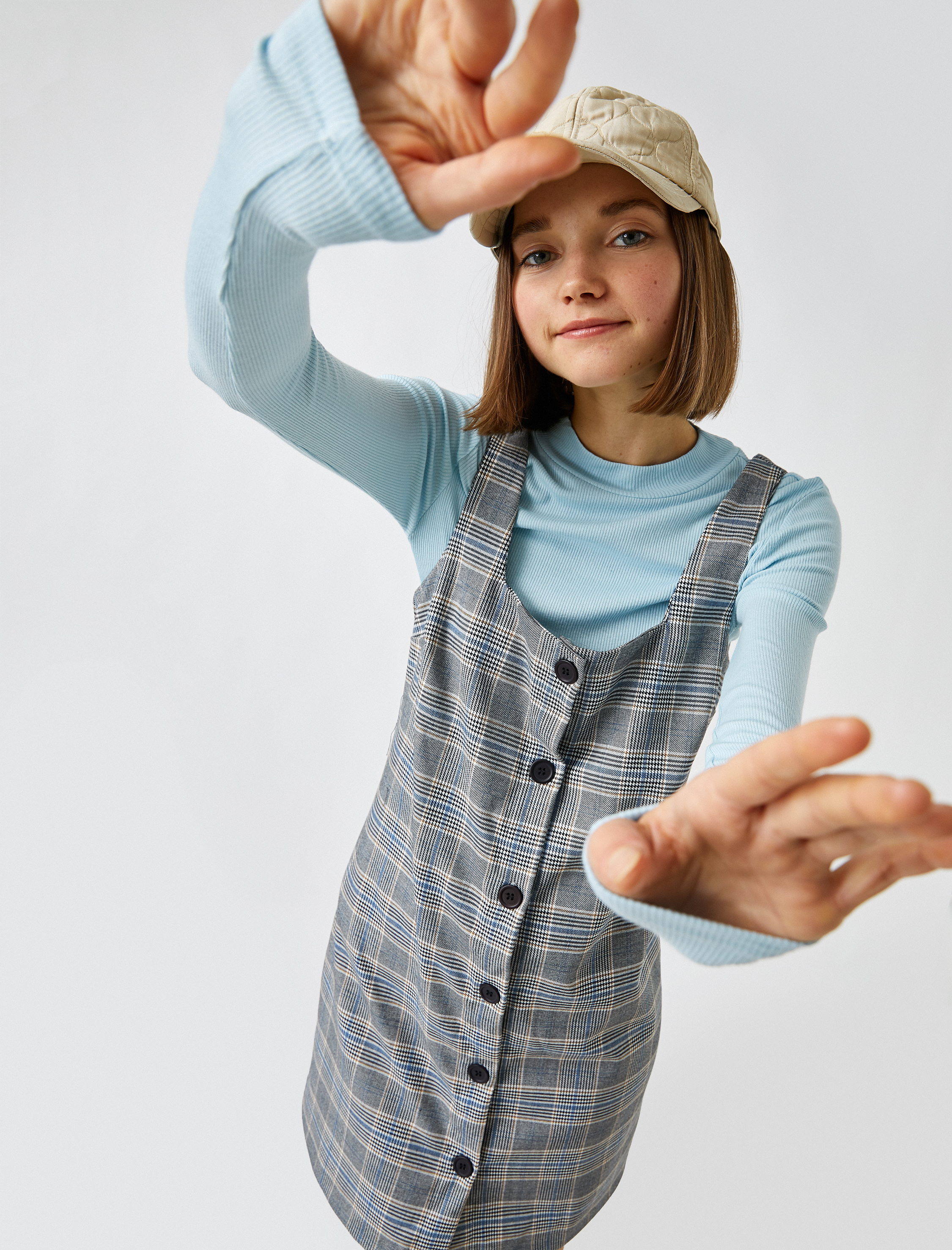   Uzun Kollu Tişört Bisiklet Yaka