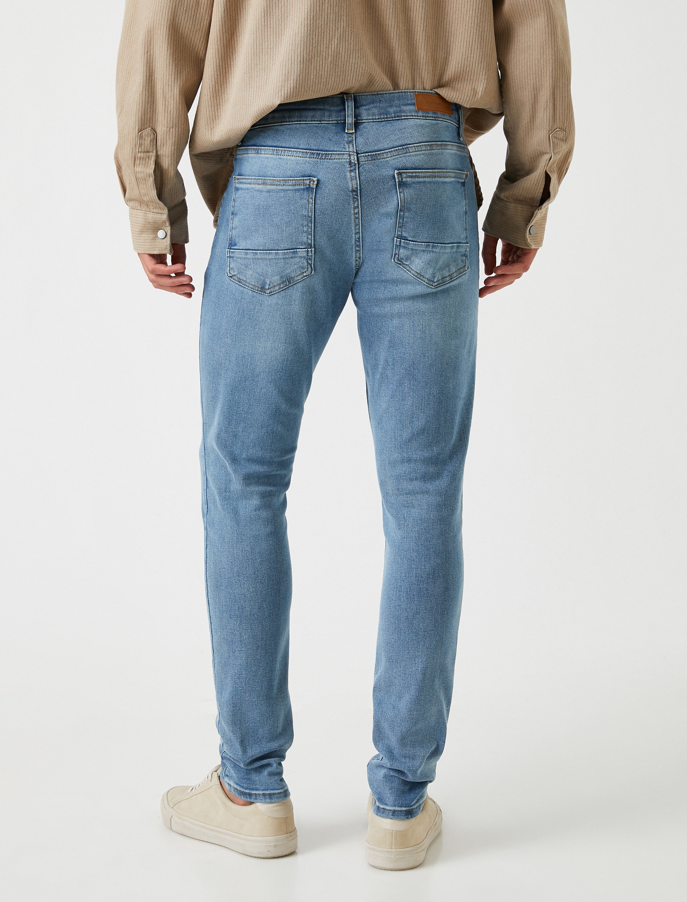   Skinny Fit Taşlamalı Kot Pantolon - Michael Jean