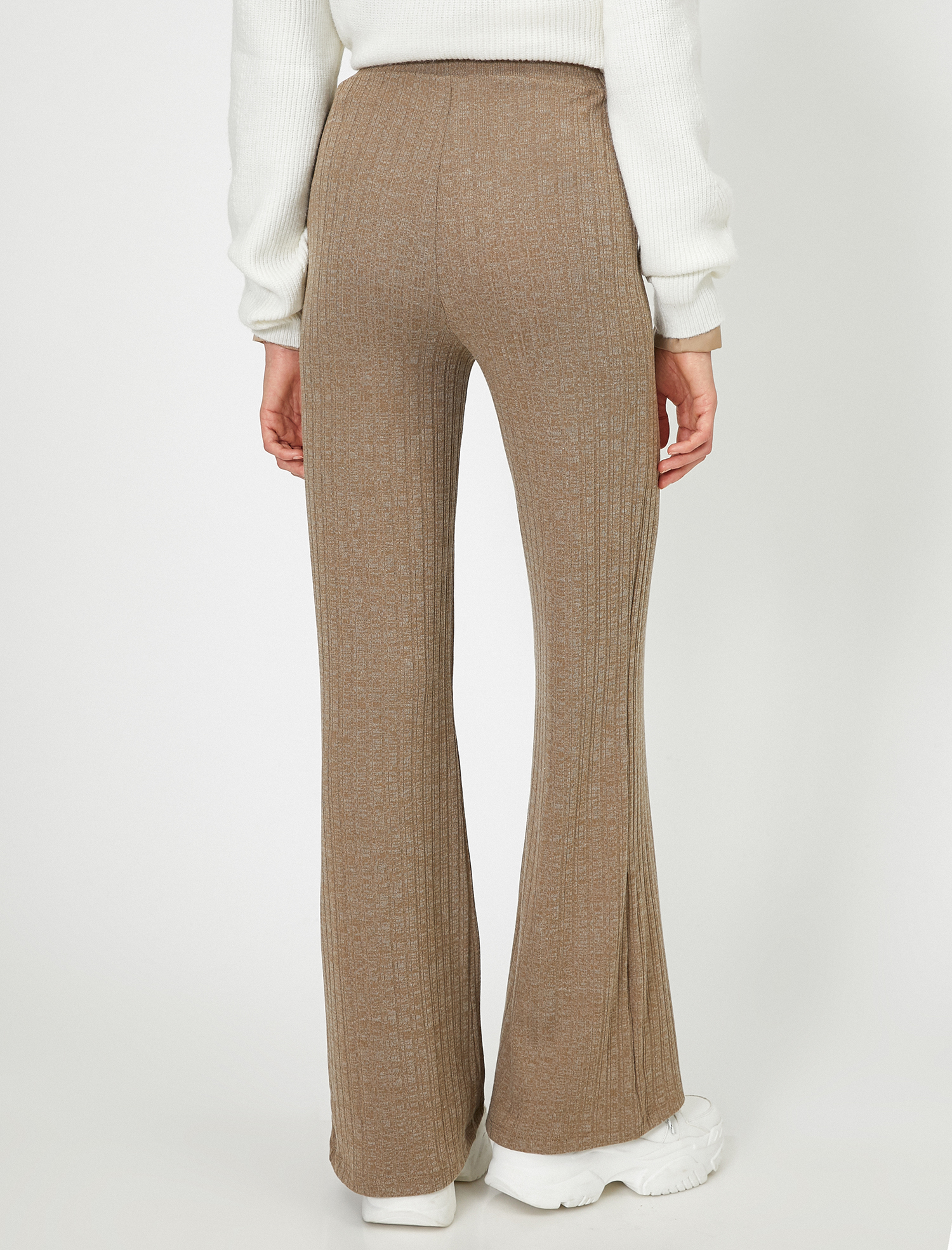   Geniş Paça Triko Pantolon