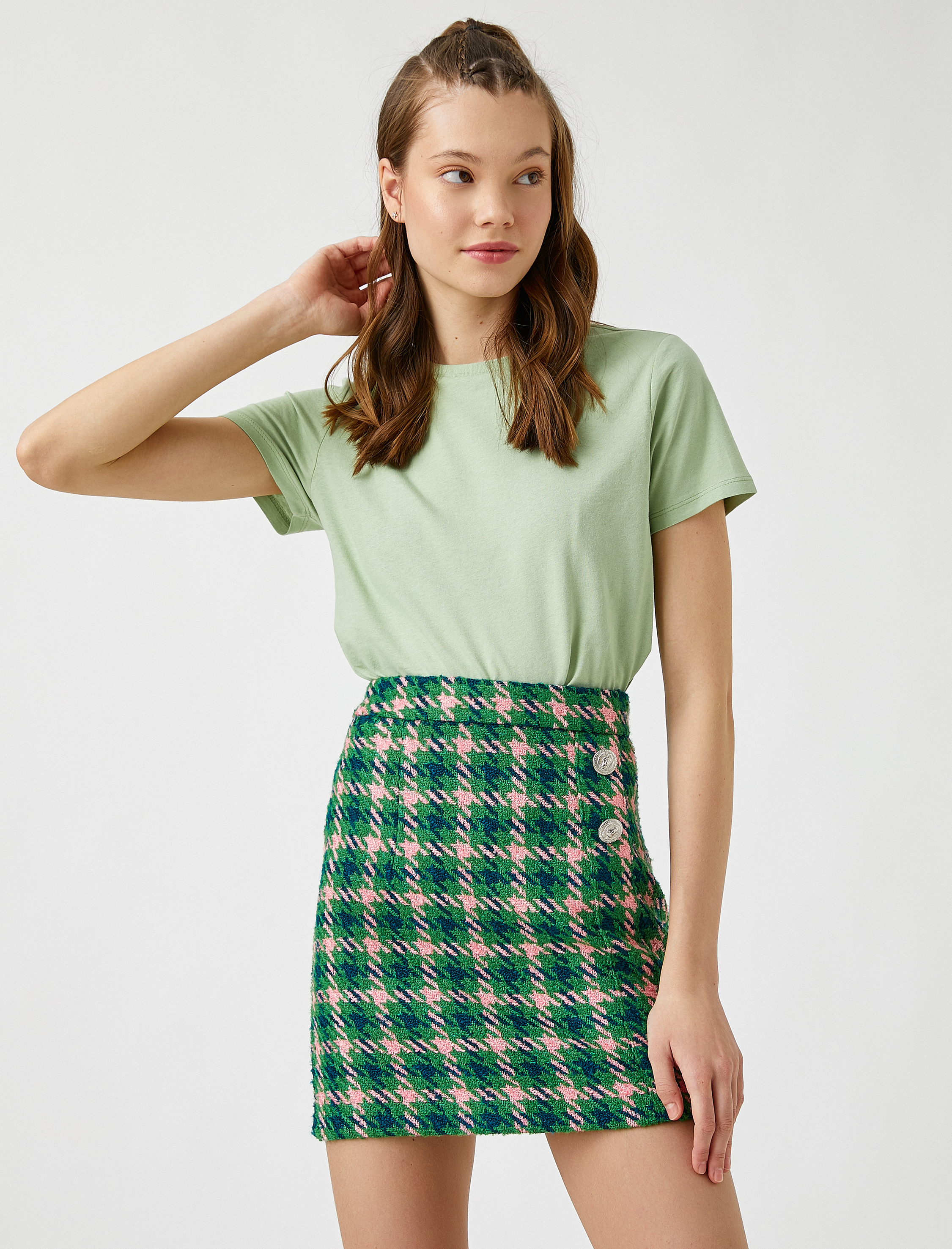   Kısa Kollu Pamuklu Tişört