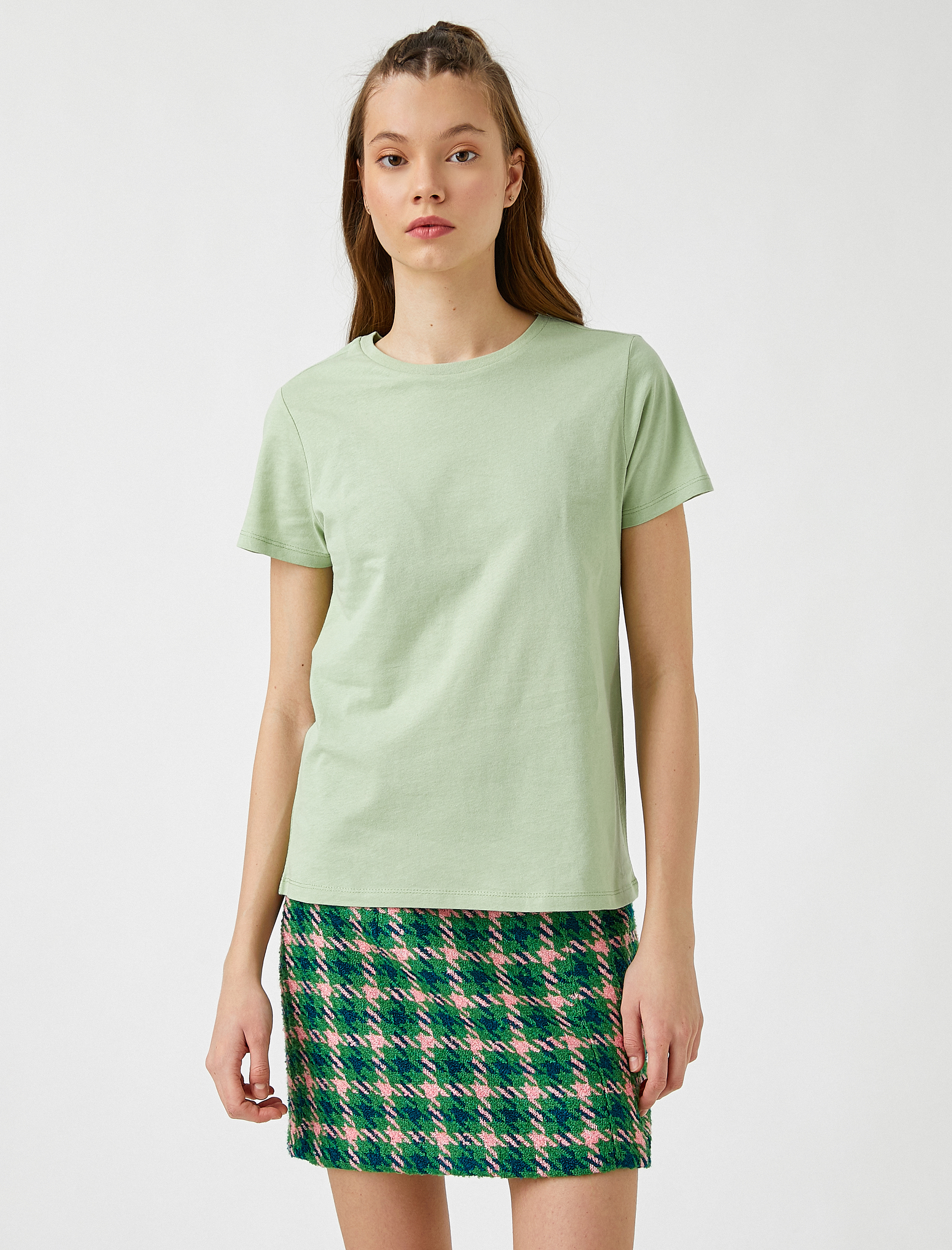   Kısa Kollu Pamuklu Tişört