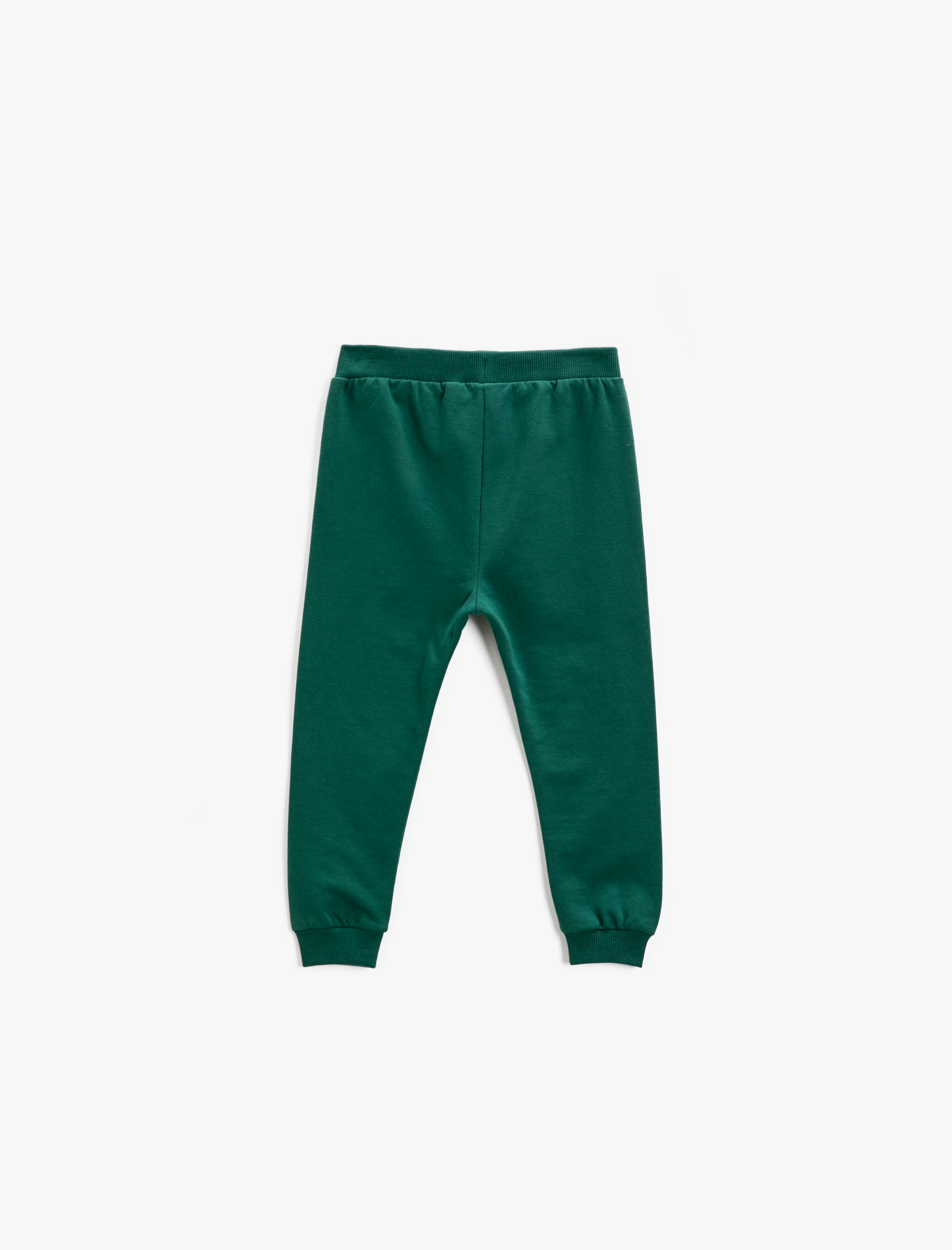 Erkek Bebek Yazı Baskılı Eşofman Altı Beli Bağlamalı Pamuklu