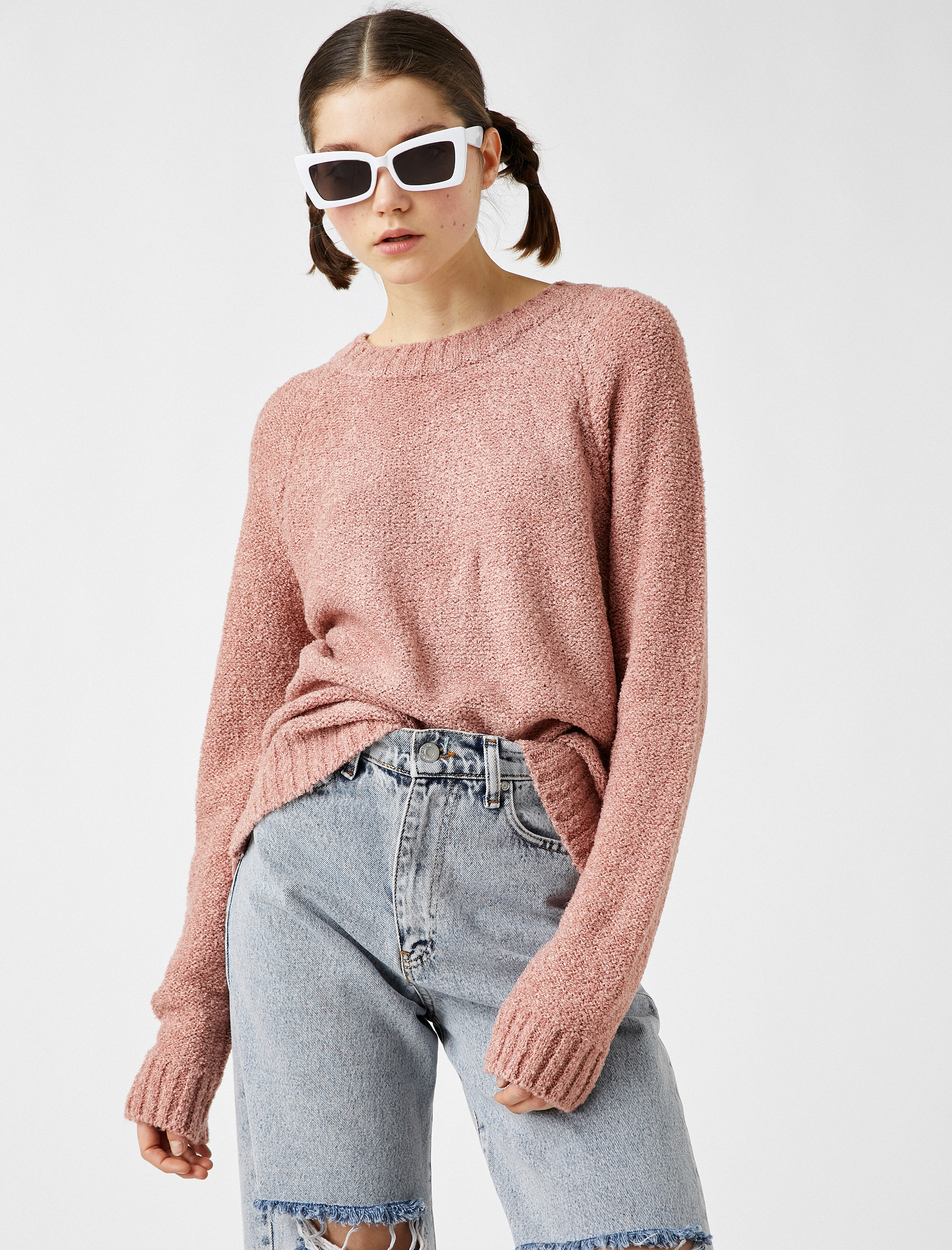   Triko Kazak Bisiklet Yaka Uzun Kollu