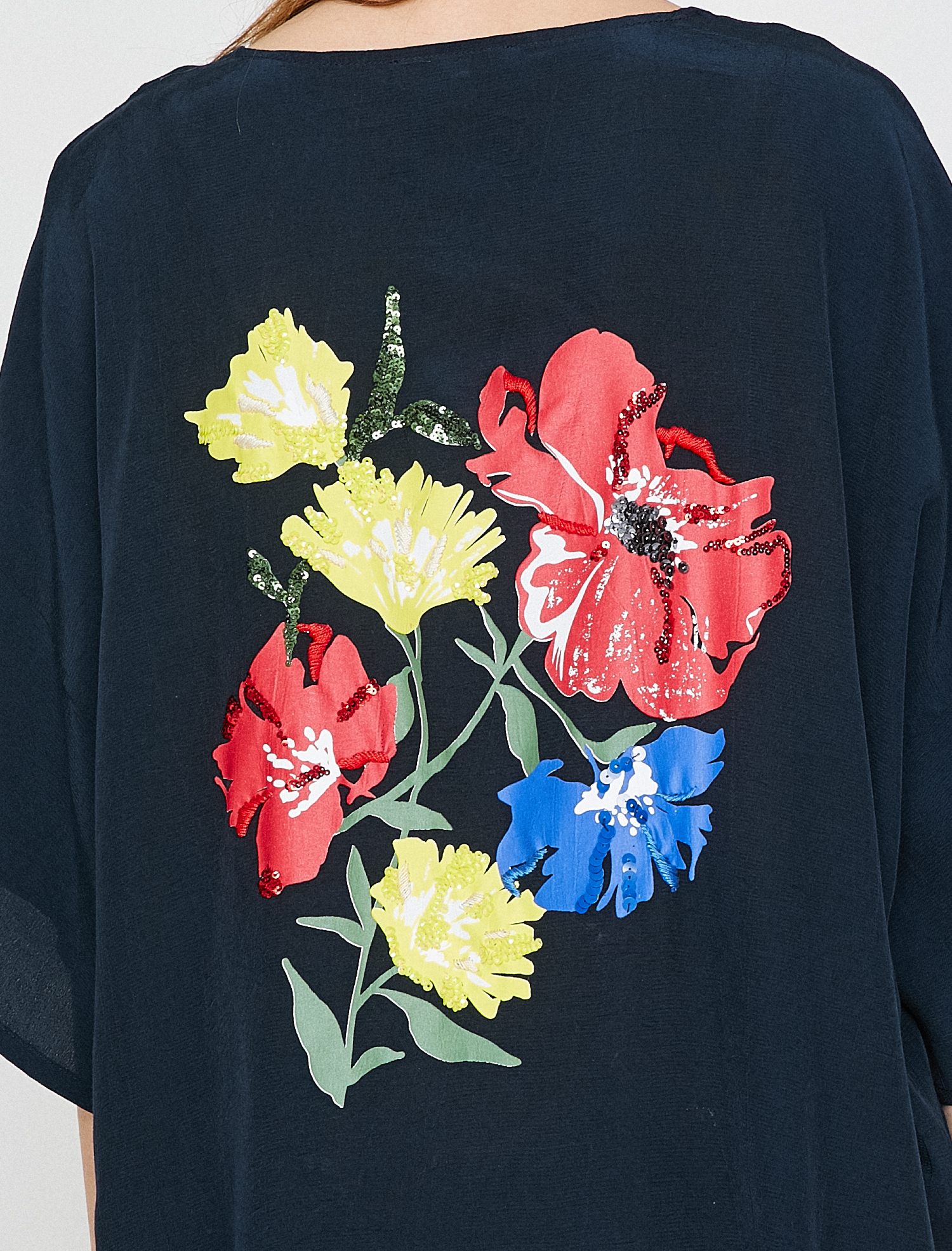   Pul Detaylı Kimono