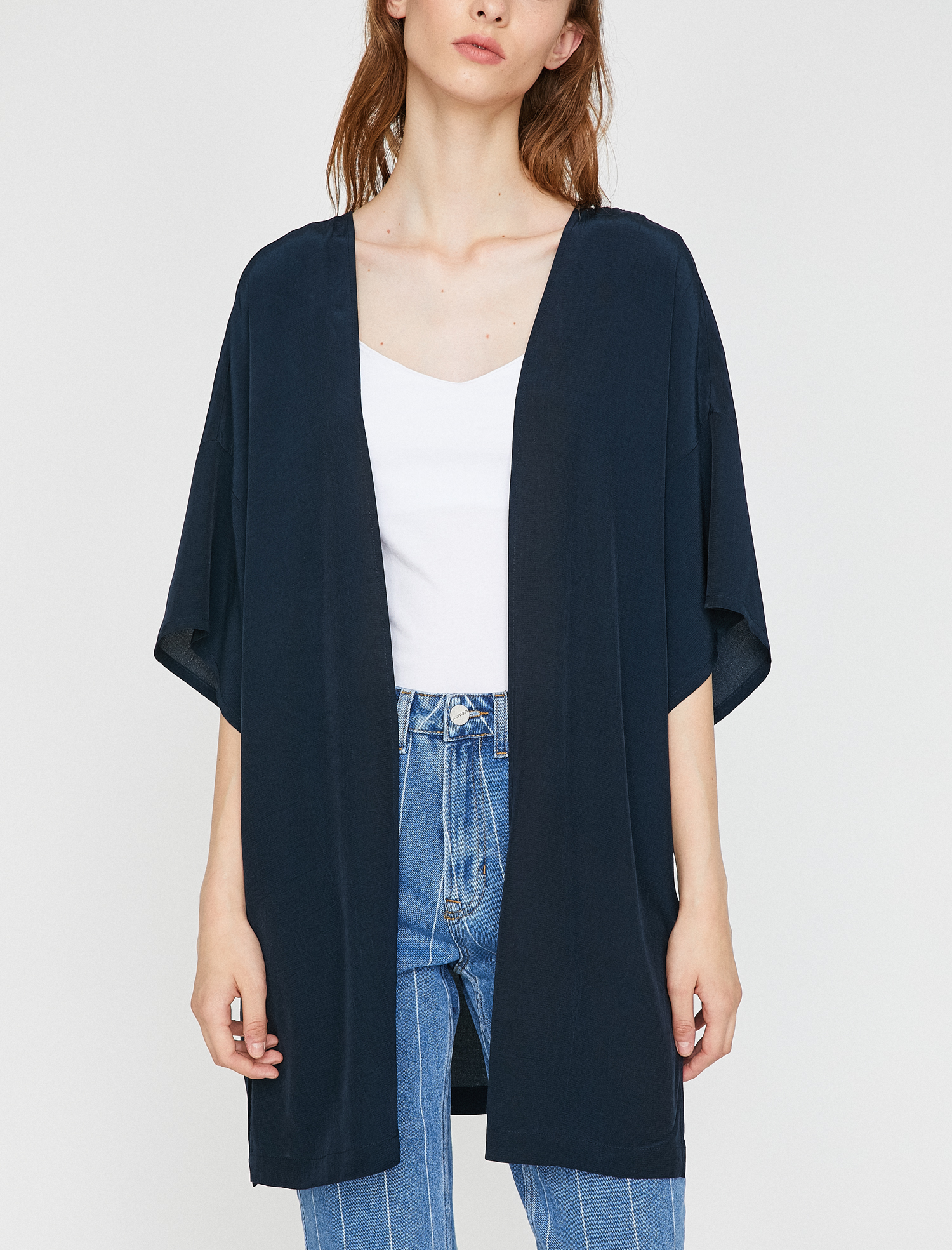   Pul Detaylı Kimono