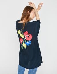 Pul Detaylı Kimono