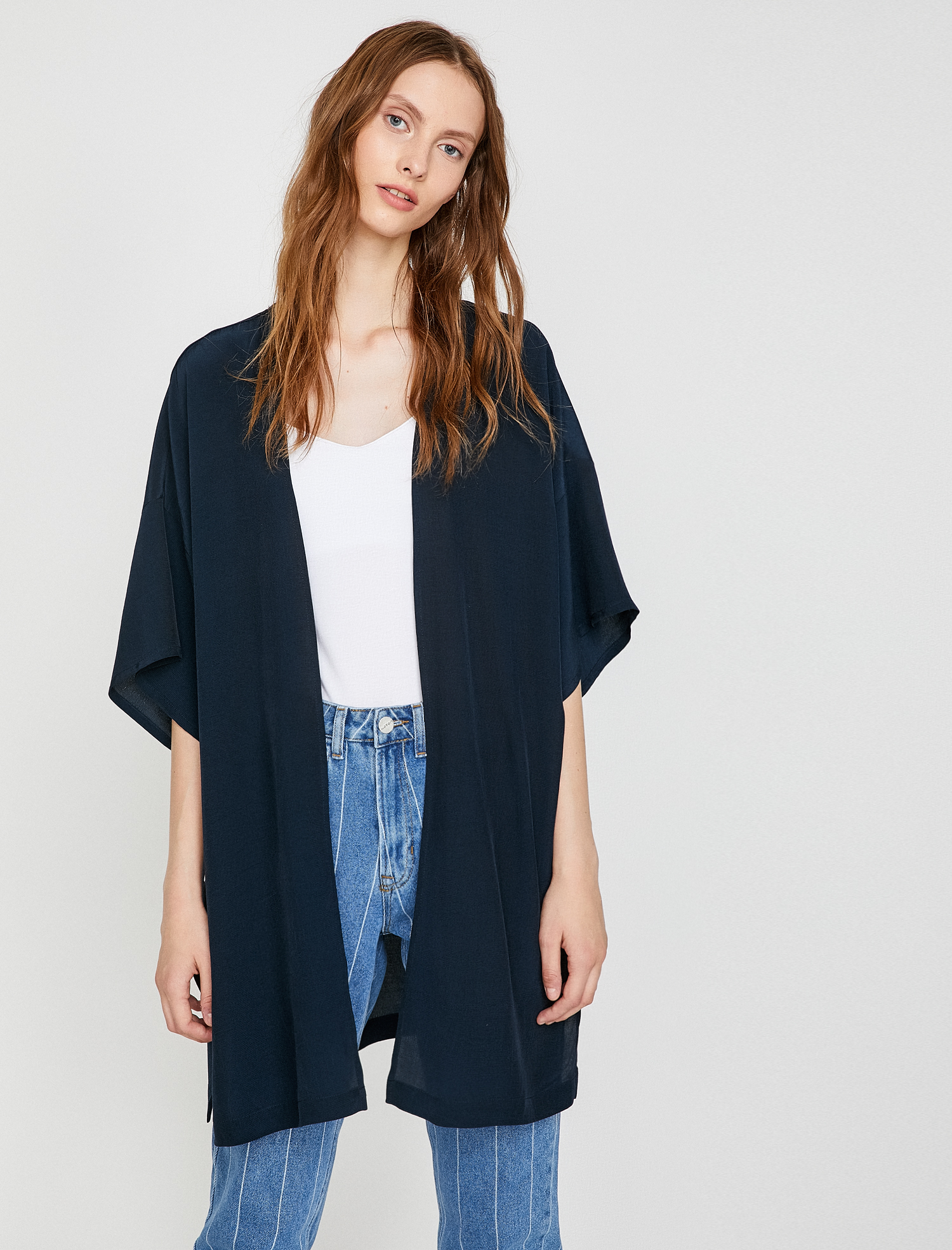   Pul Detaylı Kimono