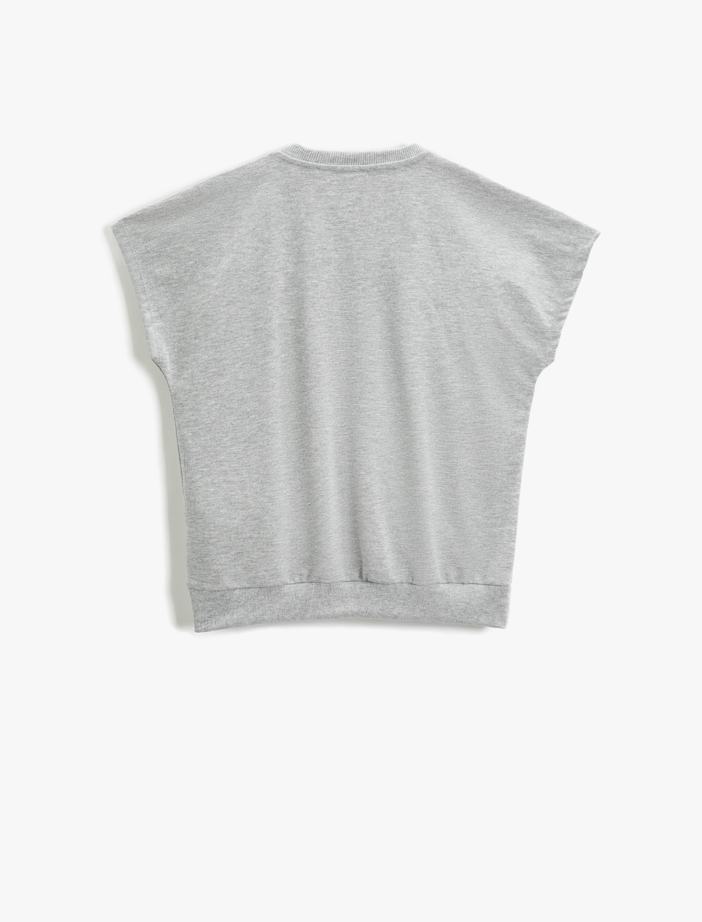  Erkek Çocuk Baskılı Kanguru Cepli Kısa Kollu Sweatshirt