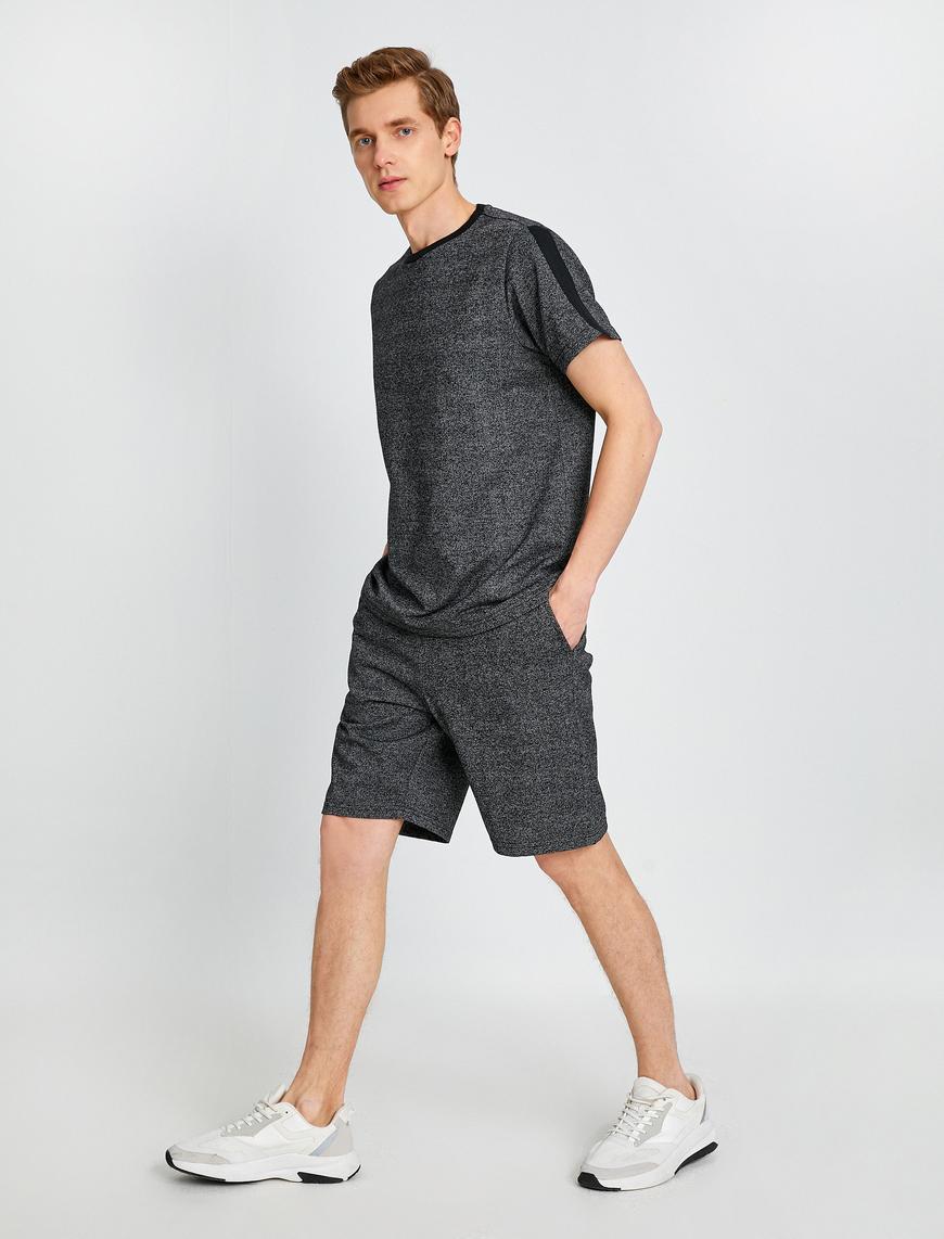   Slim Fit Çift Cep Şort