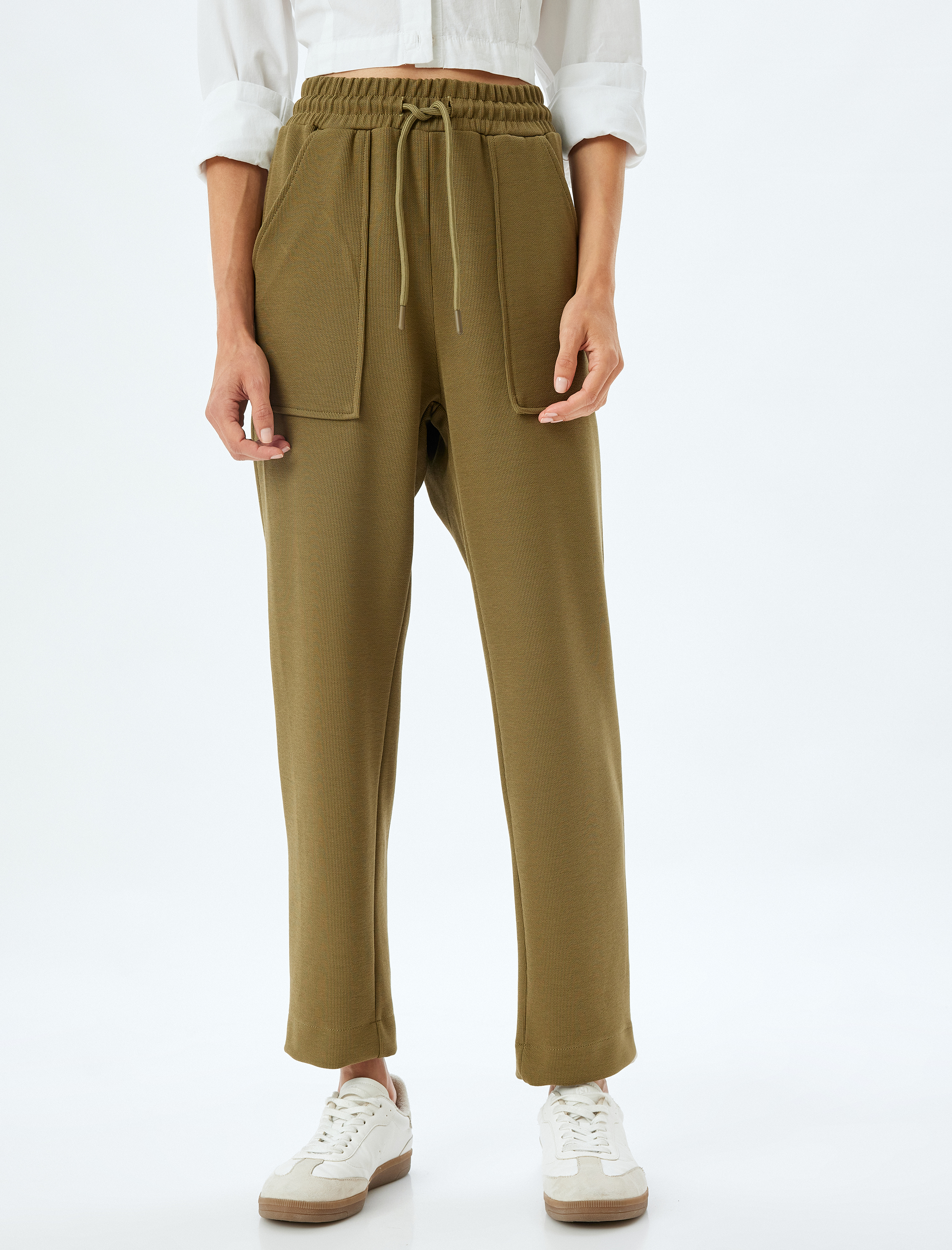   Eşofman Pantolon Cepli Beli Bağlamalı